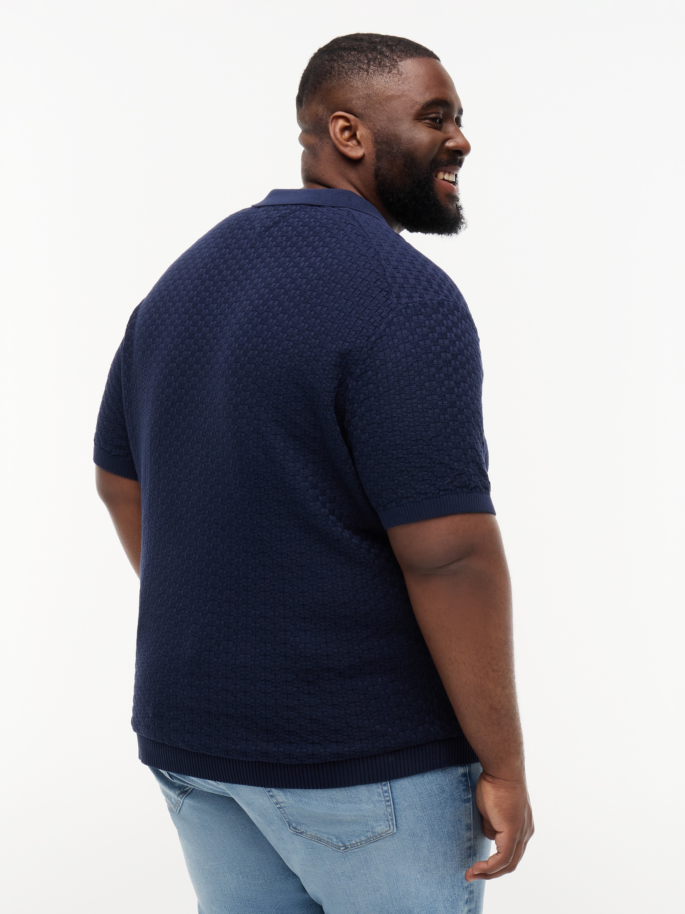 Tommy Hilfiger Big & Tall Polo »BT-GMD STRUCTURE« Grosse Grössen, mit Struktur