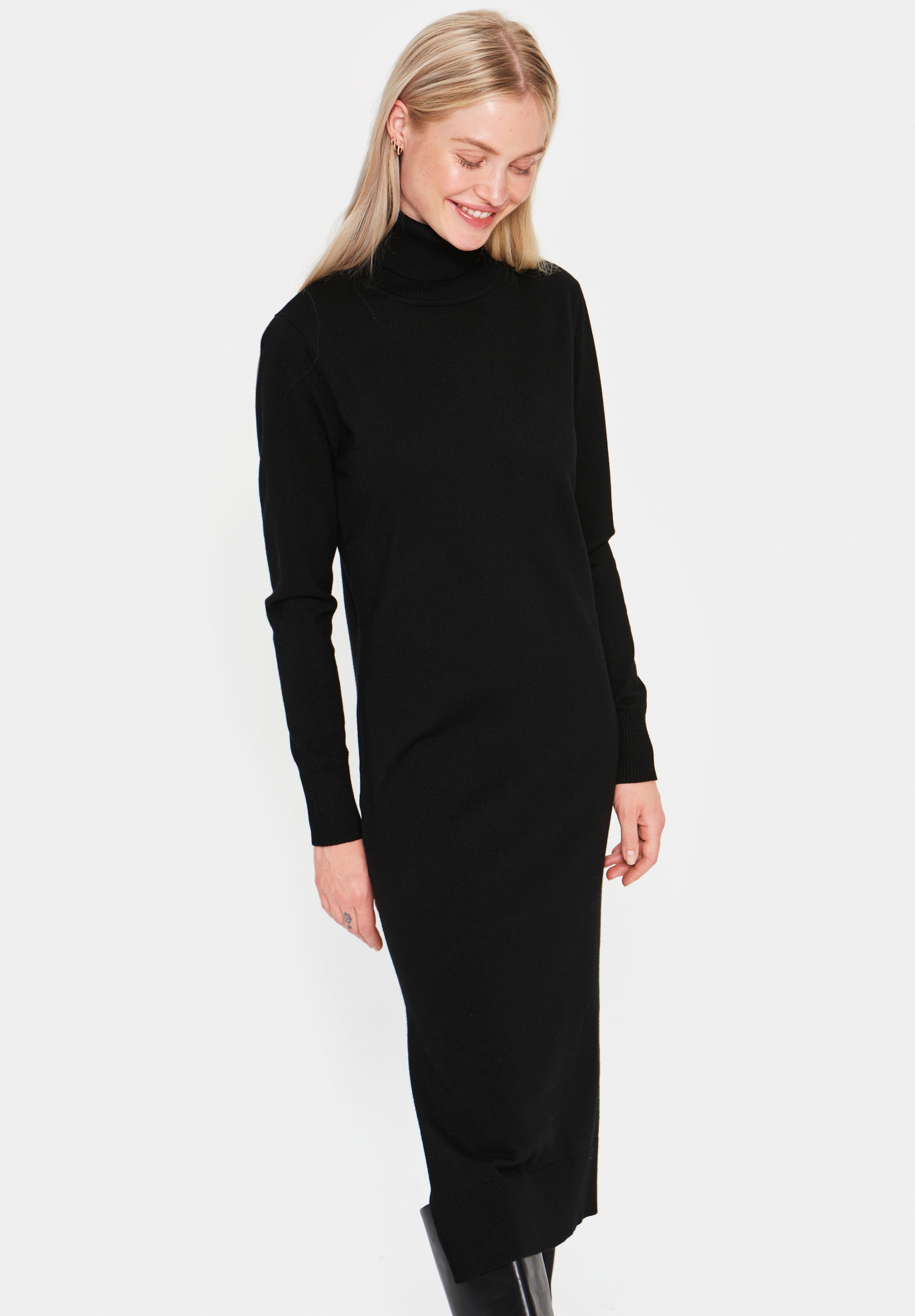 Strickkleid »MilaSZ Roll Neck Long Dress«