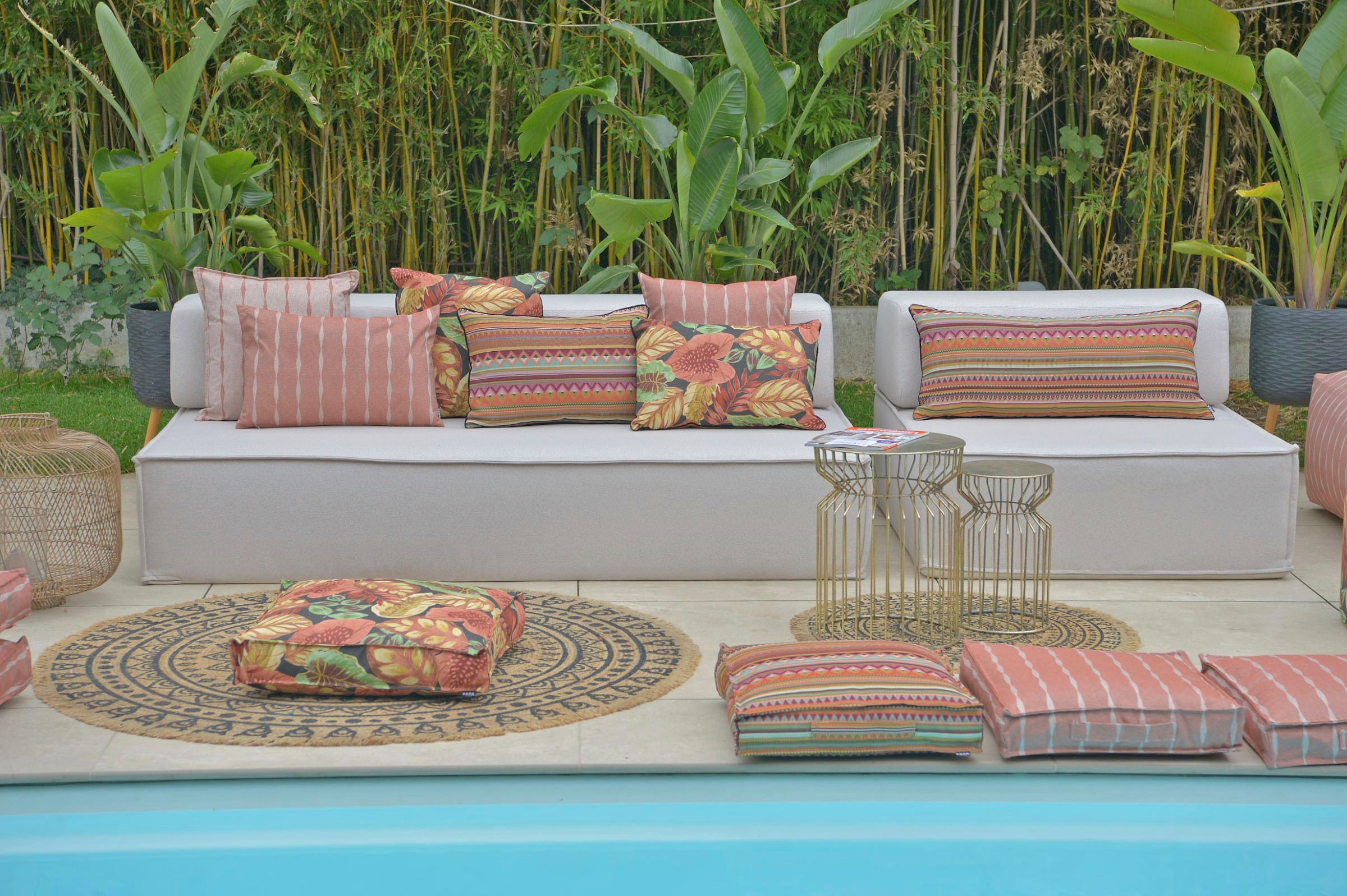 H.O.C.K. Dekokissen »Tropical« Kissenhülle mit Füllung, 1 Stück