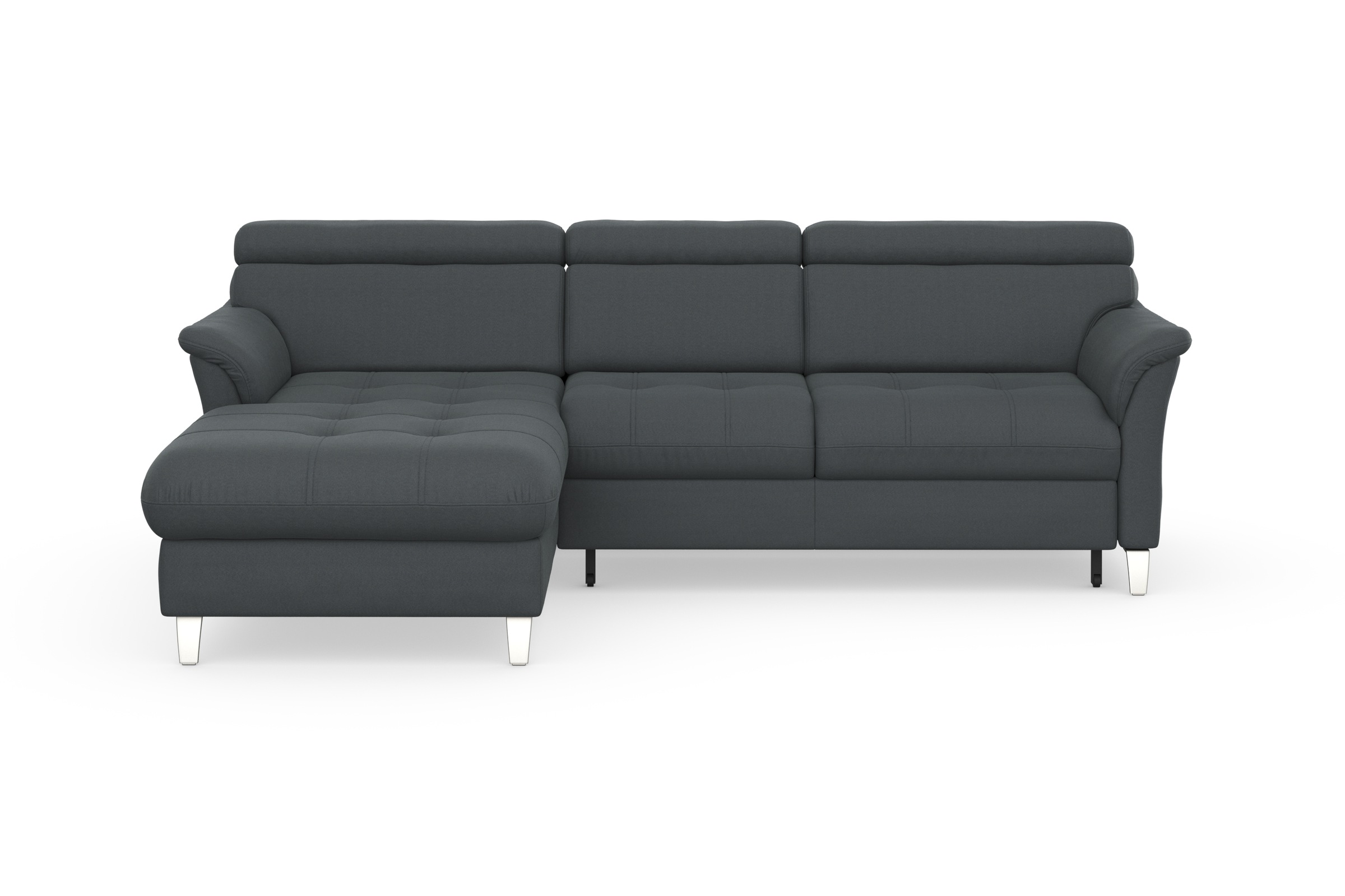 sit&more Ecksofa »Marano L-Form«, inklusive Kopfteilverstellung, wahlweise mit Bettfunktion, Bettkasten