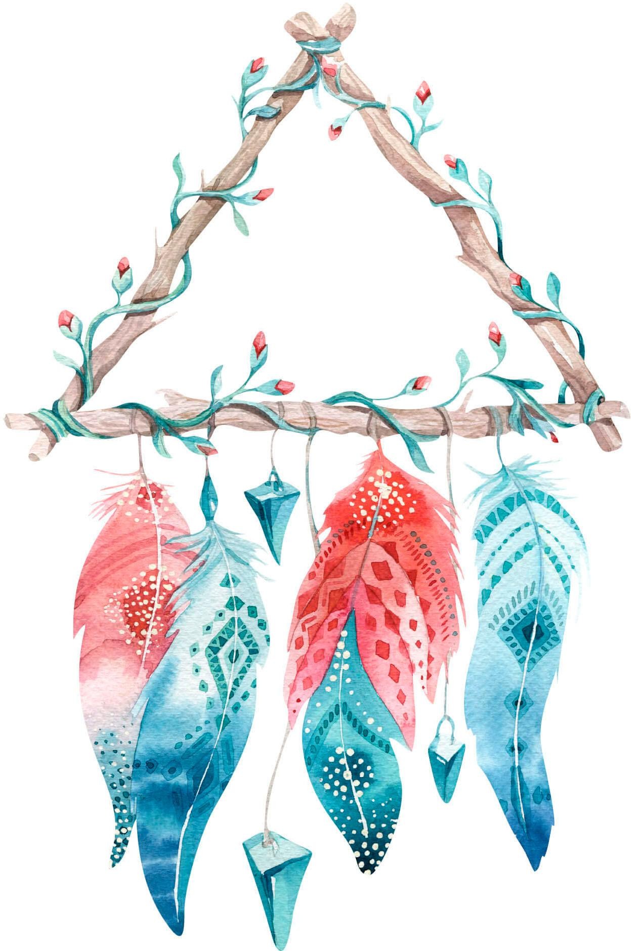 Image of Wall-Art Wandtattoo »Kvilis - Traumfänger 01« bei Ackermann Versand Schweiz