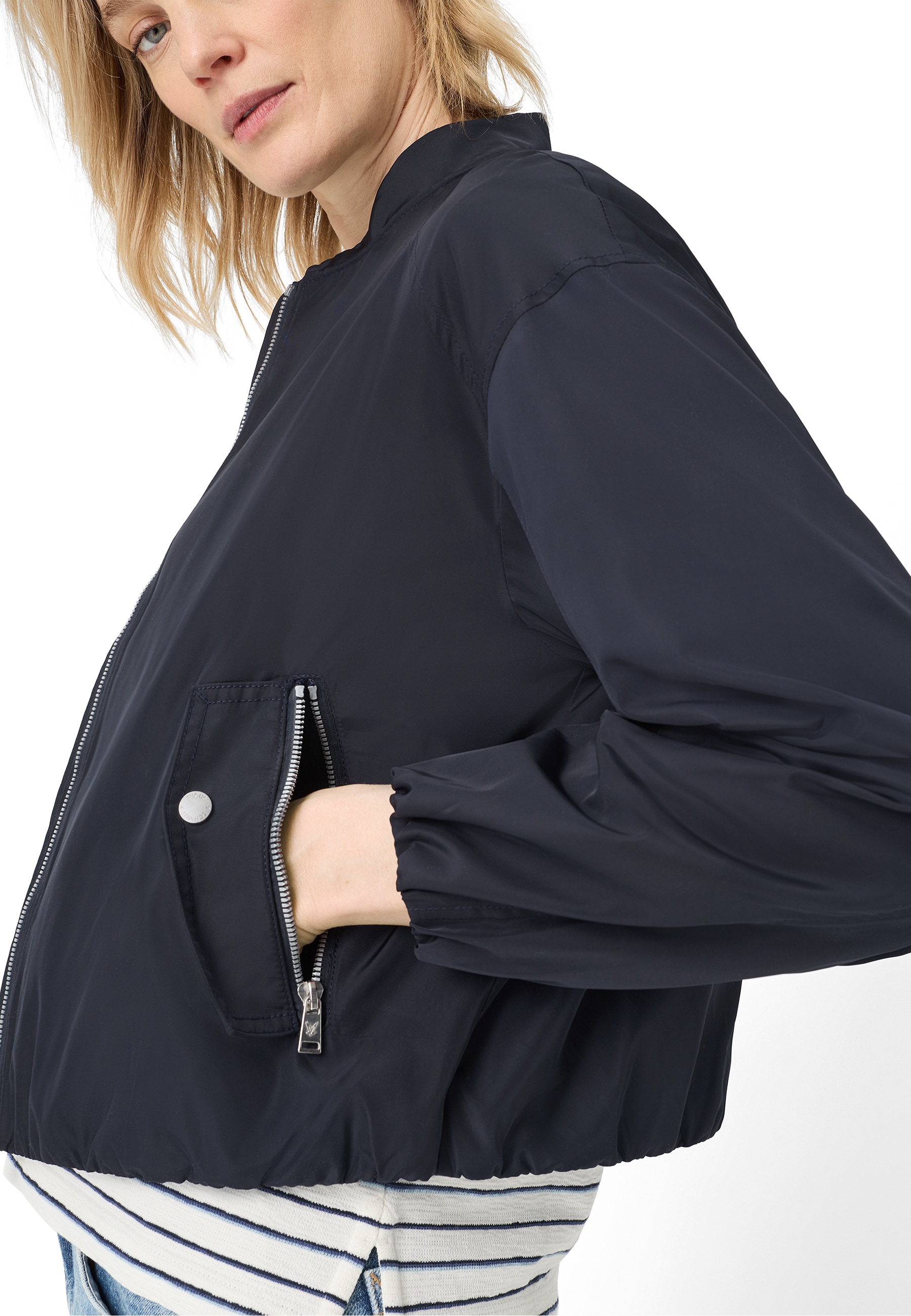 Fuchs Schmitt Blouson col montant, coupe régulière, plis dans le dos