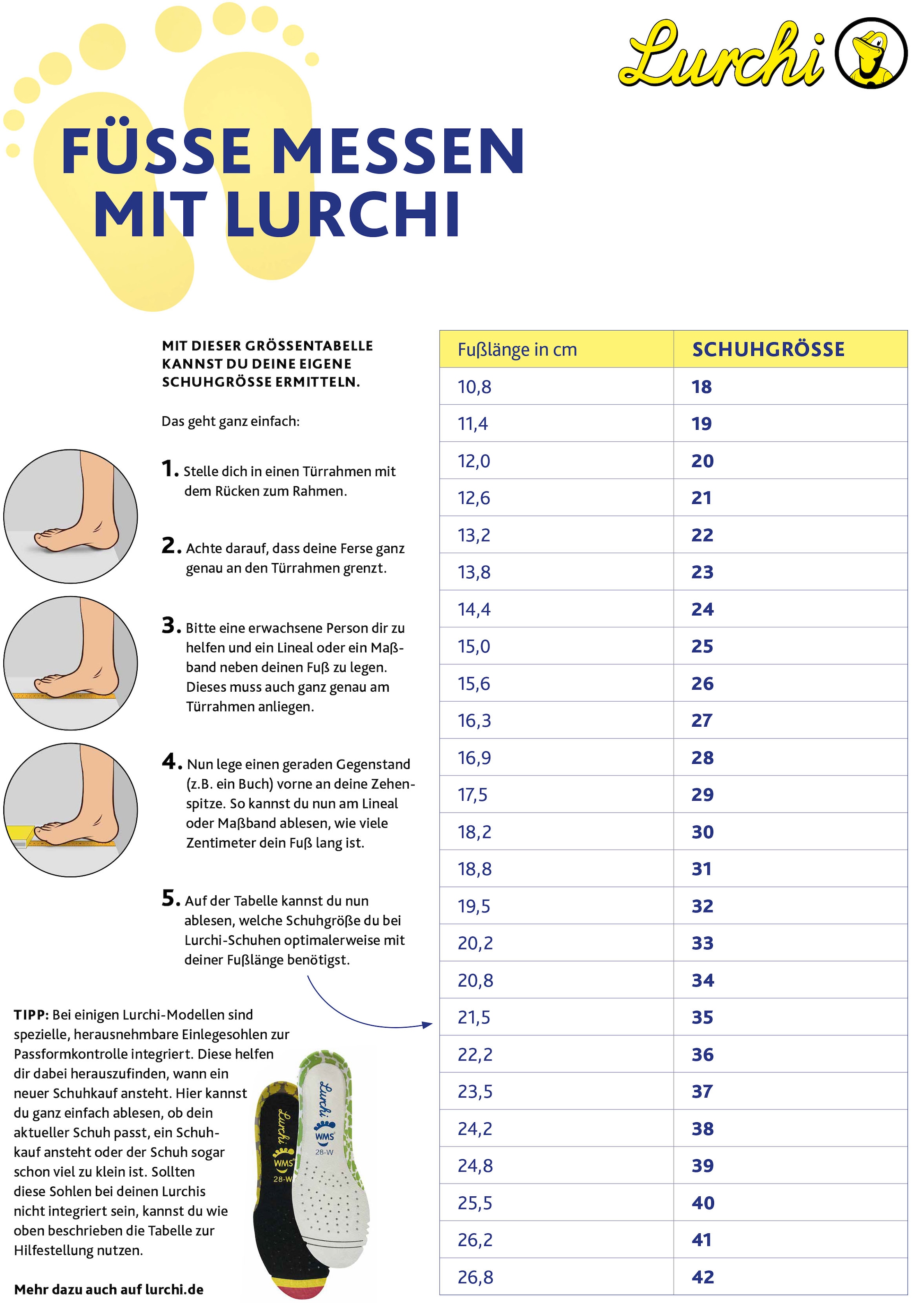 Lurchi Snowboots »Fjonna«, Winterboots mit Glitzerbesatz, Grössenschablone zum Download