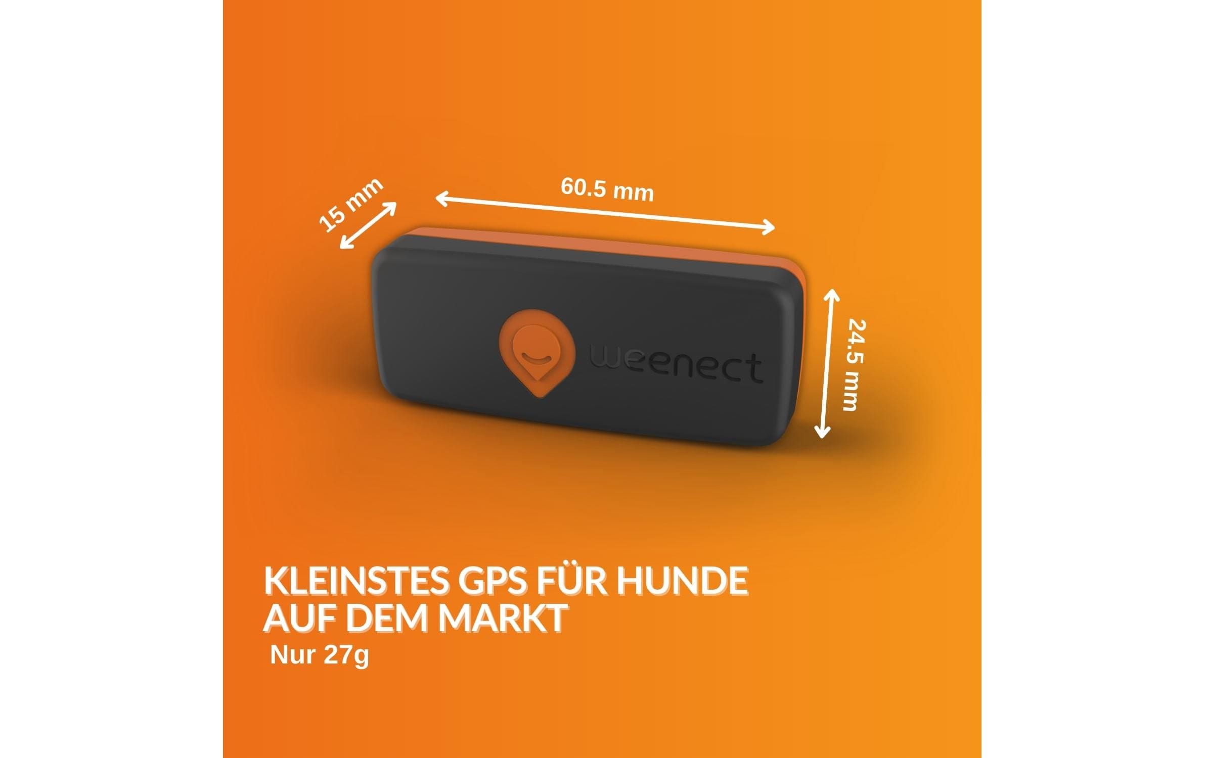 GPS-Tracker »Weenect XS für Hunde Schwarz«