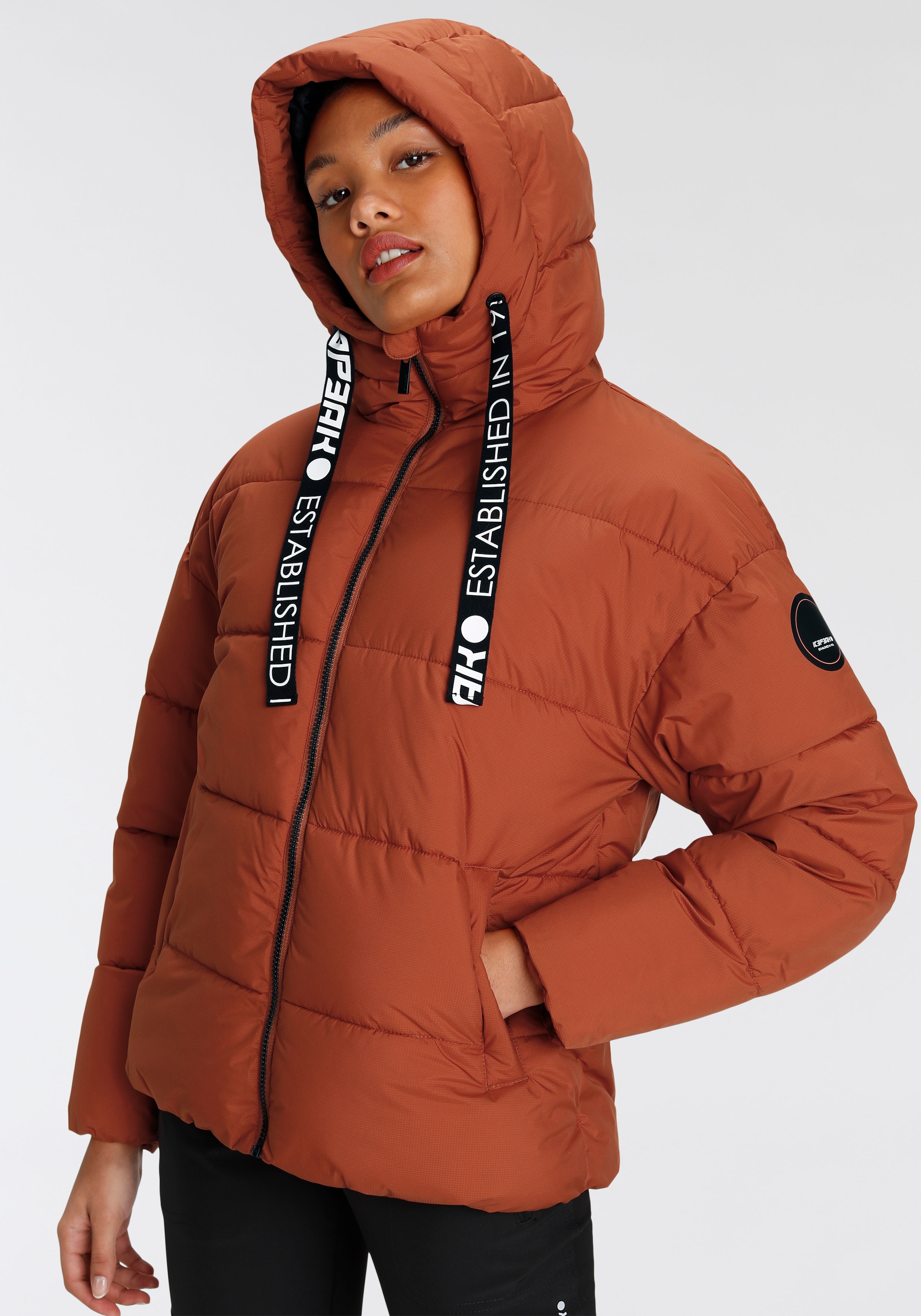 Icepeak Steppjacke »VACHA«, mit Kapuze