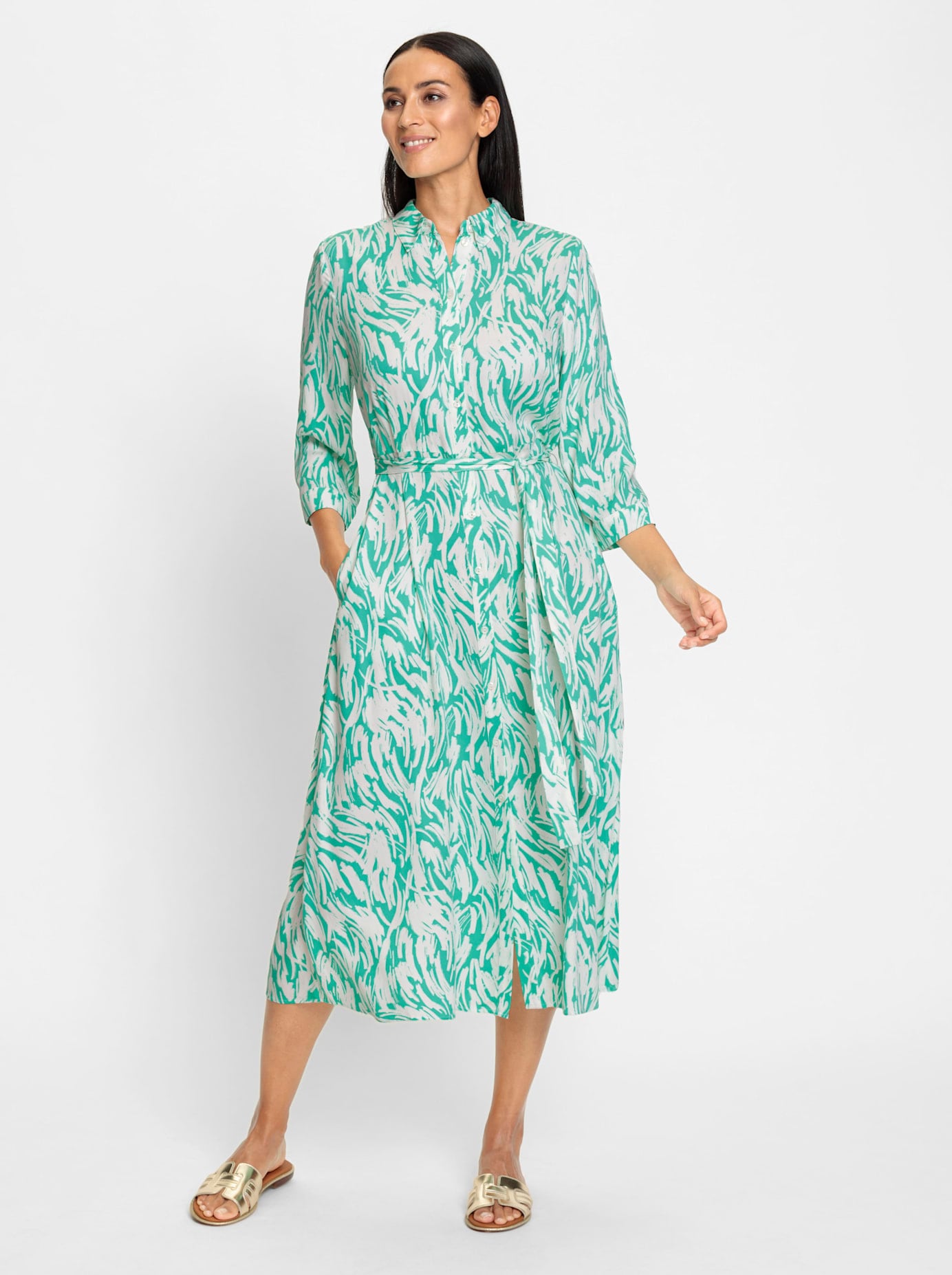 heine Hemdblusenkleid »Druck-Kleid«