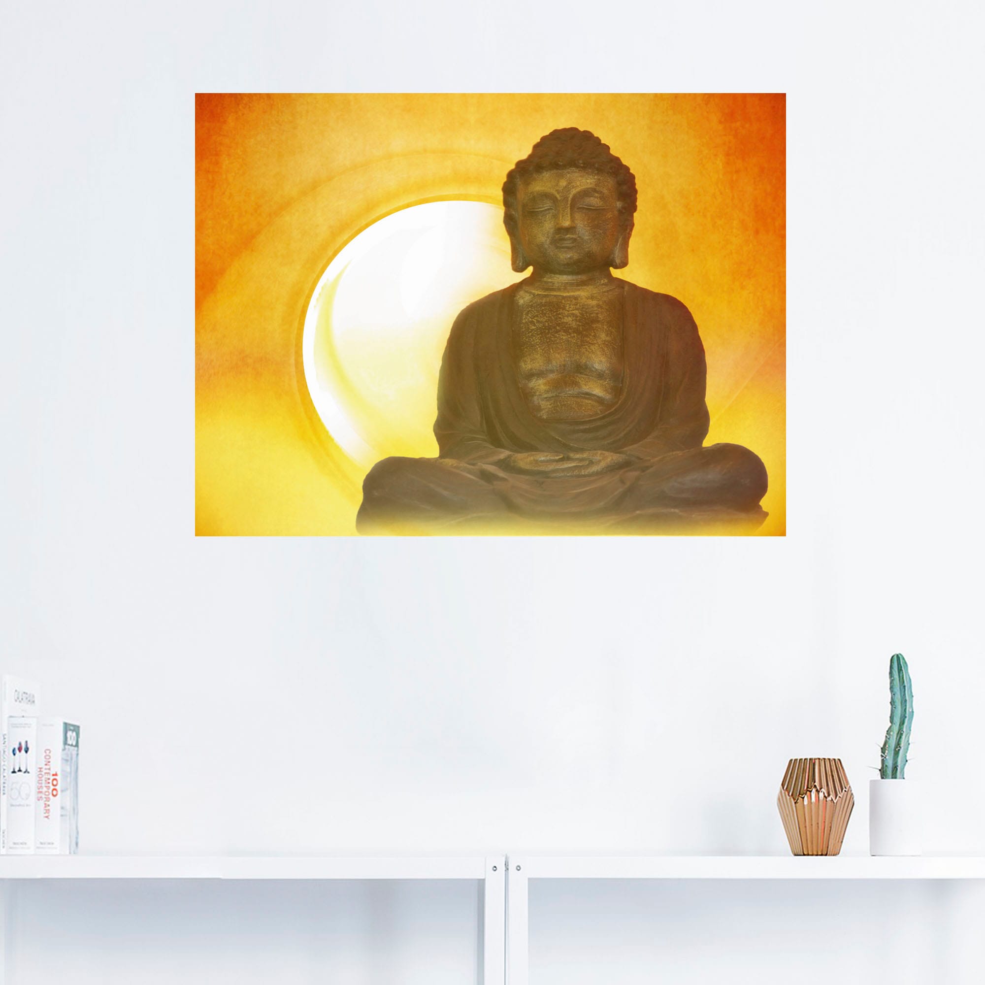 Artland Wandbild »Buddha 2«, Religion, (1 St.), als Leinwandbild, Poster, Wandaufkleber in verschied. Grössen