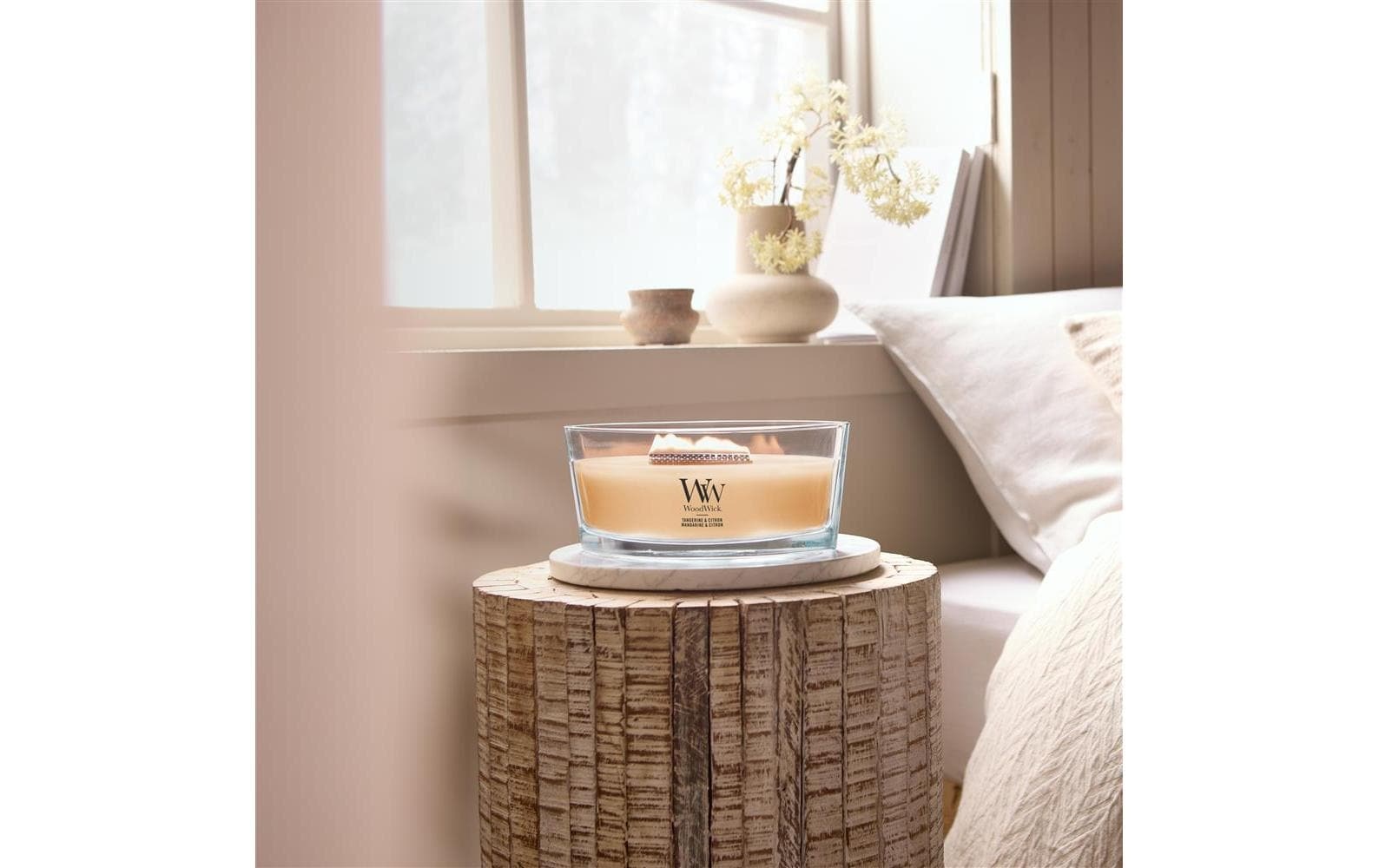 Image of Woodwick Duftkerze "Tangerine & Citron Ellipse"