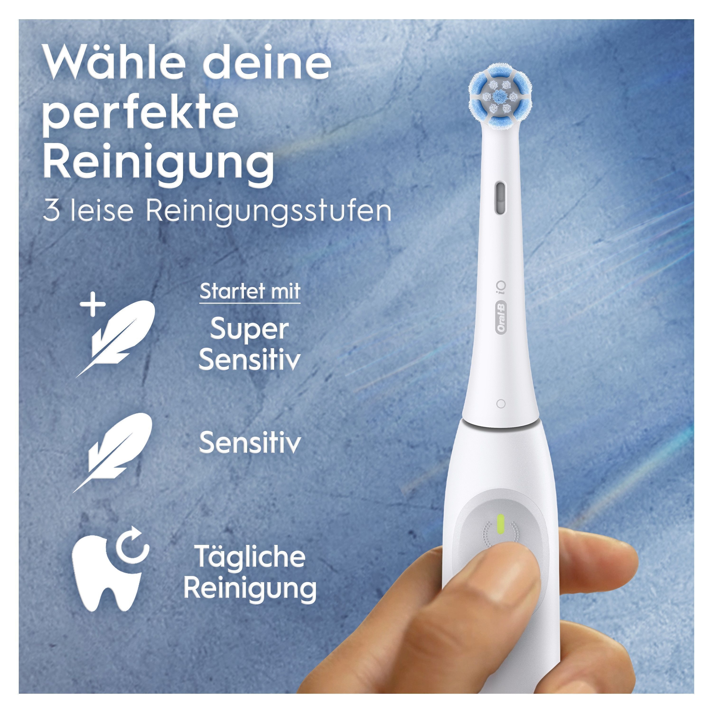 Oral-B Brosse à dents électrique »iO Series 2« 1 cuis Aufsteckbürsten für die ultimative Reinigung