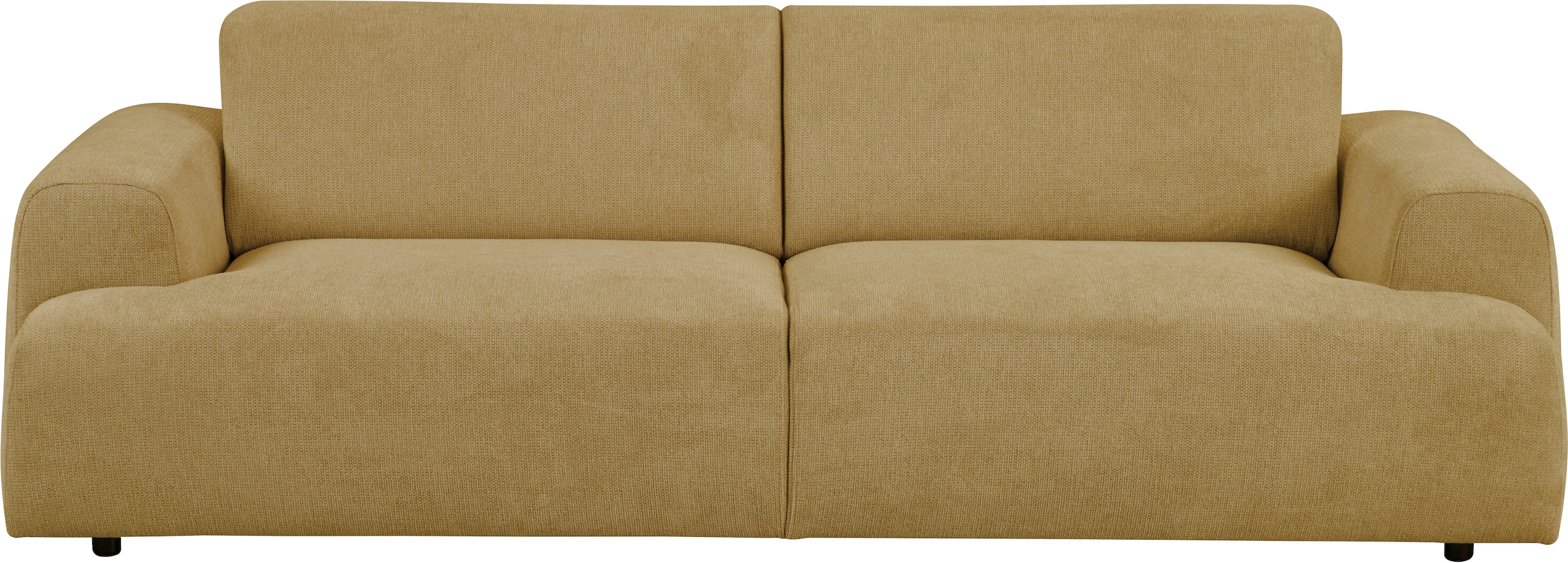 GOODproduct 2,5-places »Linkka, Breite 217 cm« en tissu chenille doux, avec suspension ondulée