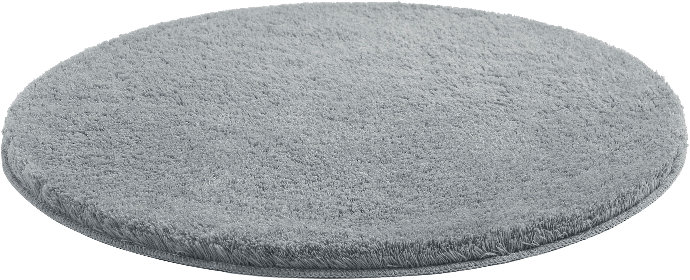 my home Badematte »Merida, Badvorleger, Badezimmer Teppich«, rutschhemmend beschichtet, fussbodenheizungsgeeignet-schnell trocknend-strapazierfähig, Badteppich, Uni Farben, rechteckig, rund & als 2-tlg. Set erhältlich