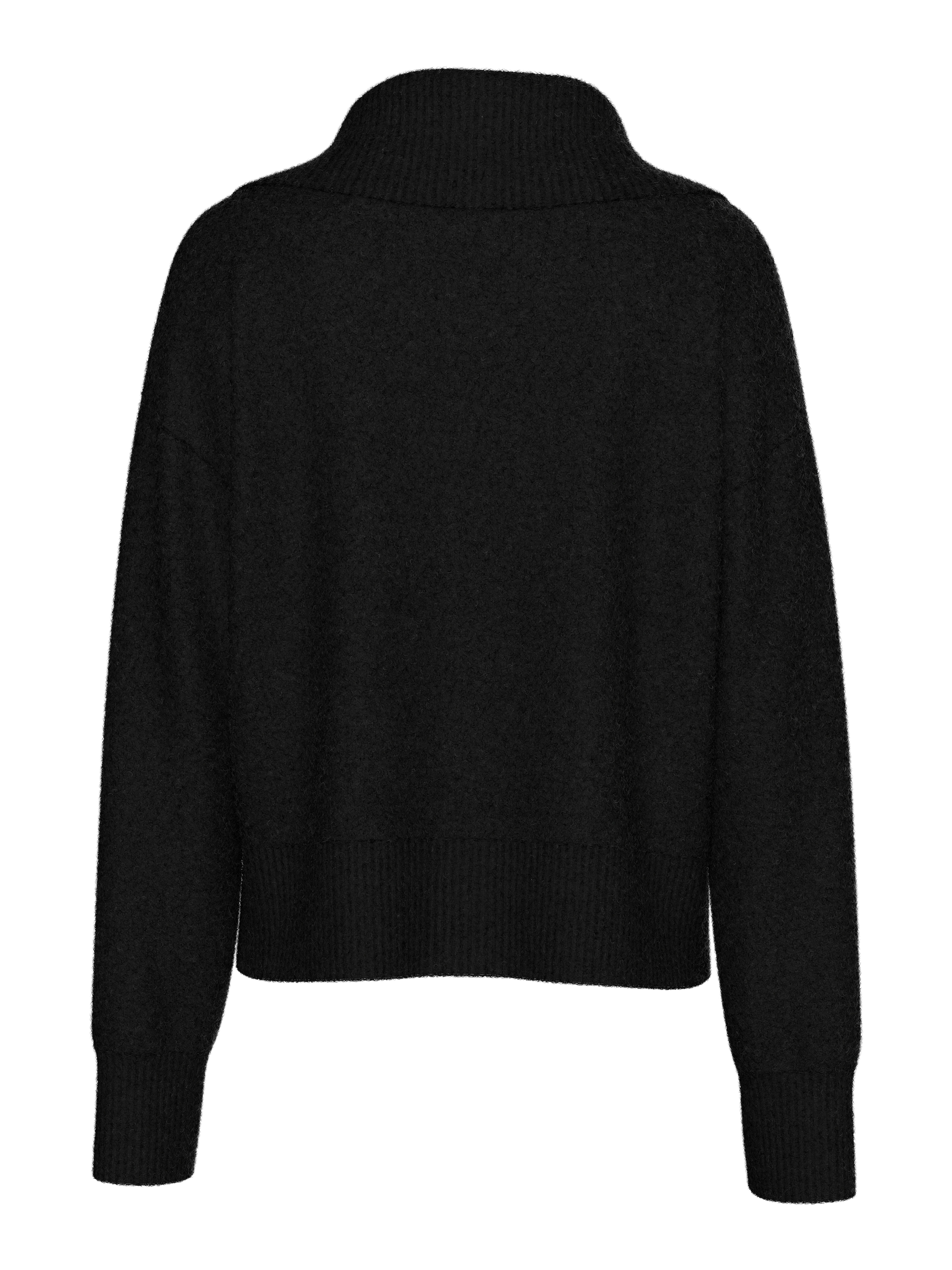 pieces Strickjacke »PCMALOU LS ZIP KNIT CARDIGAN NOOS BC«