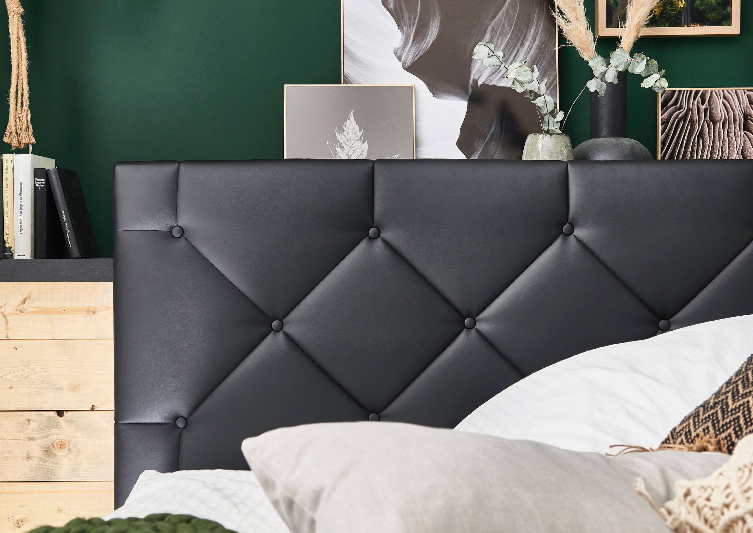 ATLANTIC home collection Boxbett »Meike«, mit XXL-Bettkasten und Topper