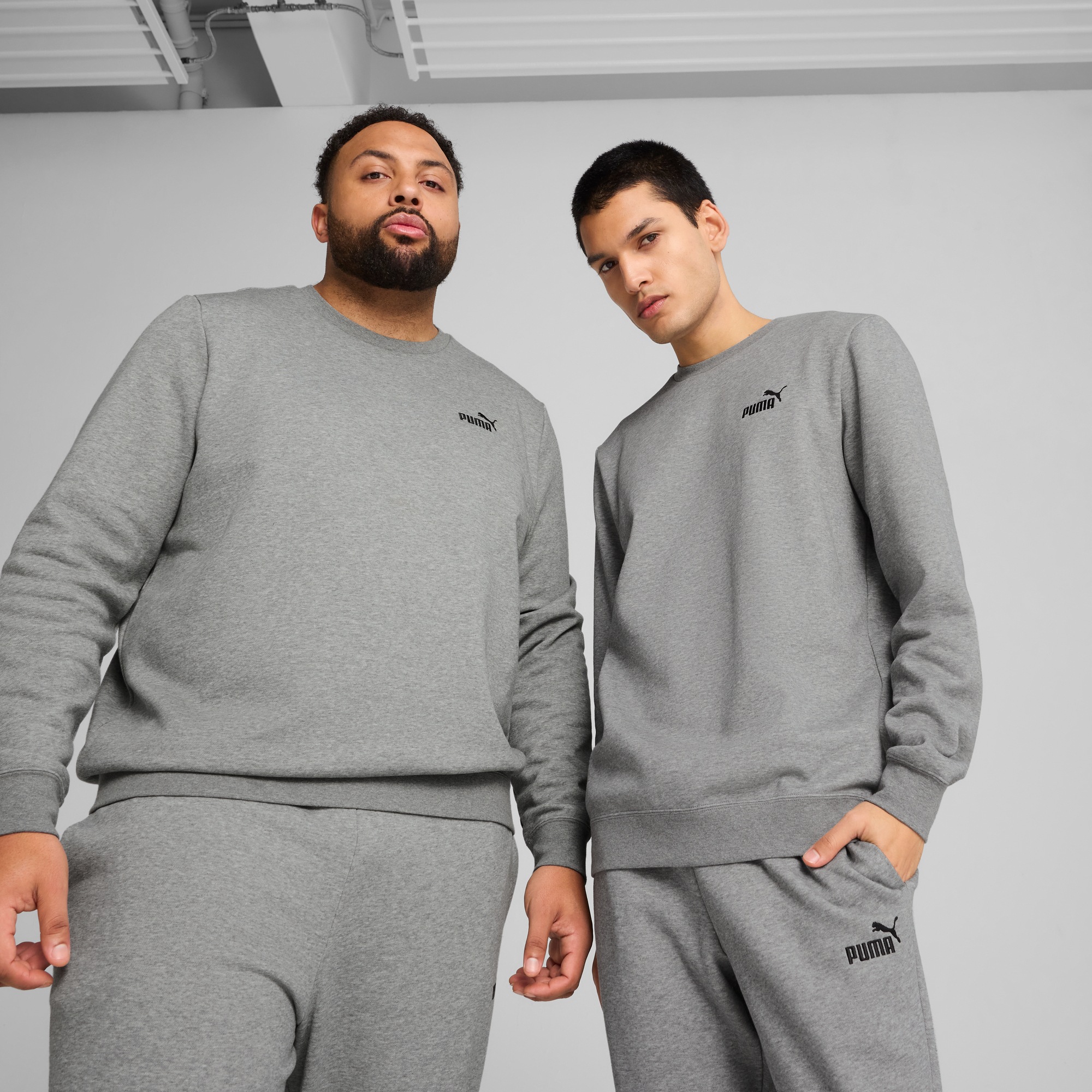 Image of PUMA Langarmshirt "ESS SMALL NO 1 LOGO CREW FL" Regular Fit, Langarm, Rundhalsausschnitt