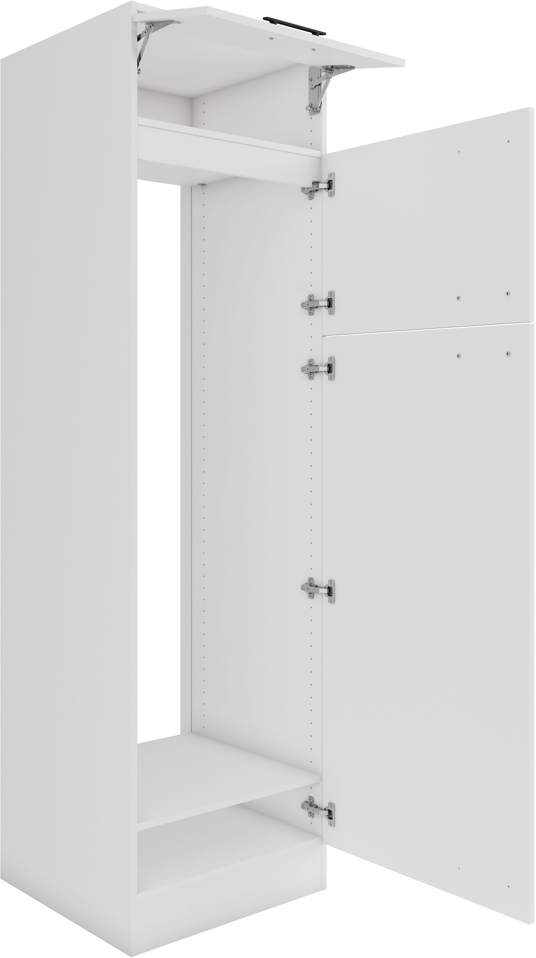 OPTIFIT Armoire réfrigérée encastrable »Palma« Breite 60 cm, Nischenmasse B/T/H 56,7/55,5/144,6 cm