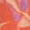 orange-pink bedruckt