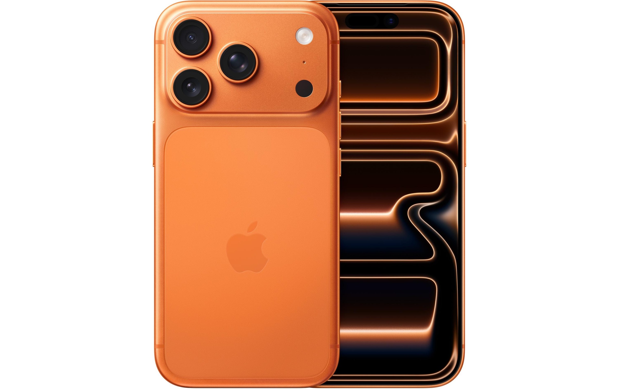 Image of Apple Smartphone "iPhone 17 Pro" Orange Induktionsladung