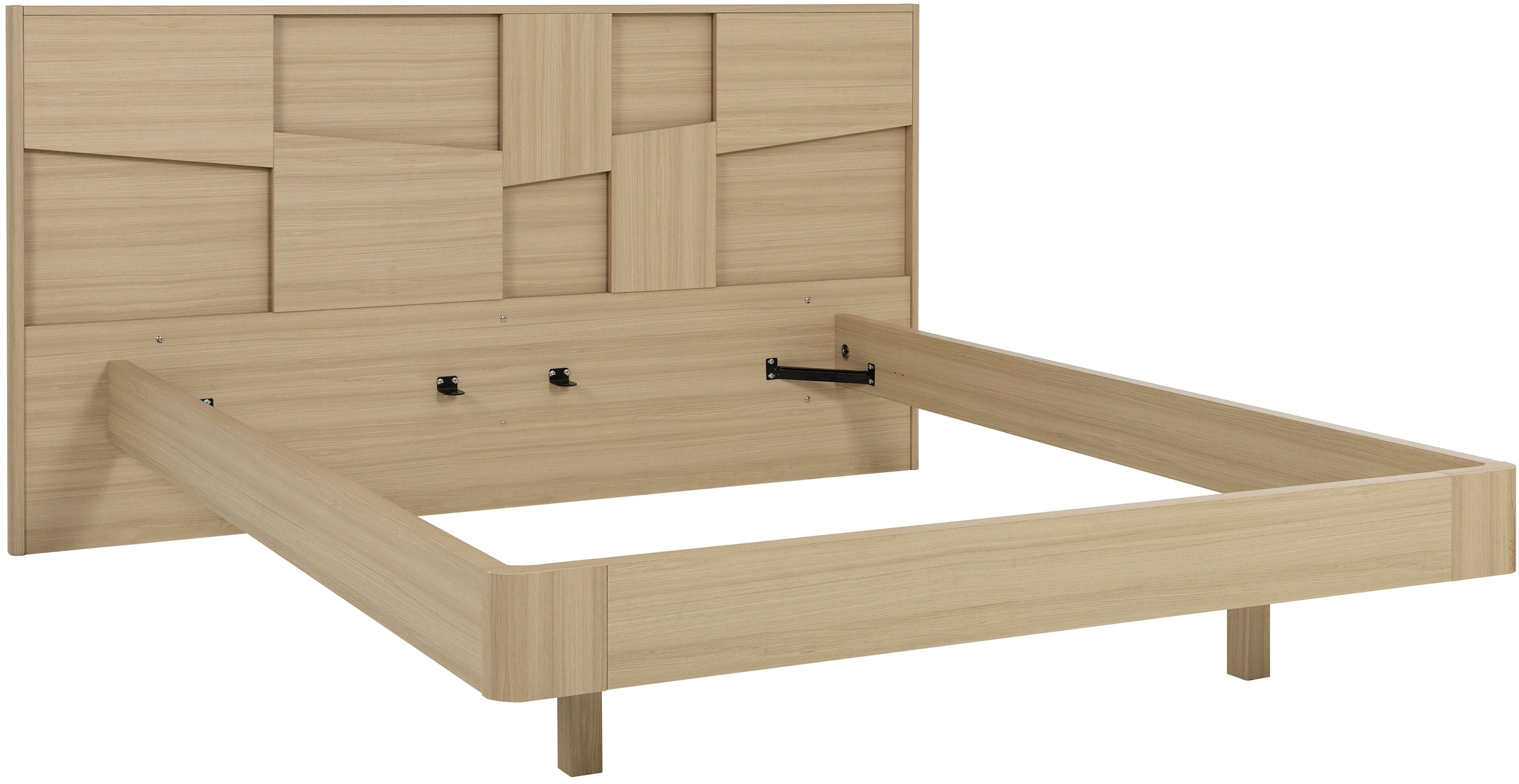 Image of Gami Einzelbett Ein elegantes Bett mit raffinierter Architektur