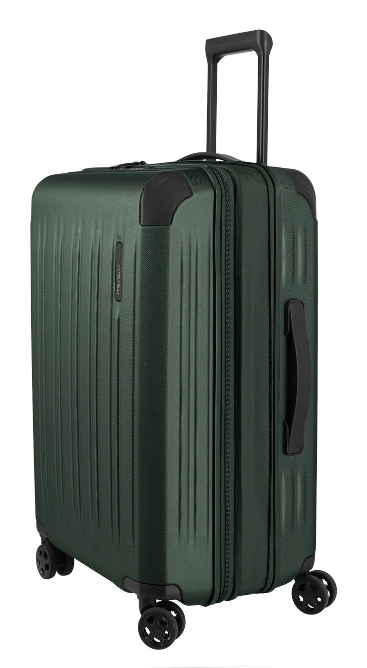 travelite Kit trolley »DYNAMIIC 3-teilig Hartschale« coque rigide ABS et extension de volume