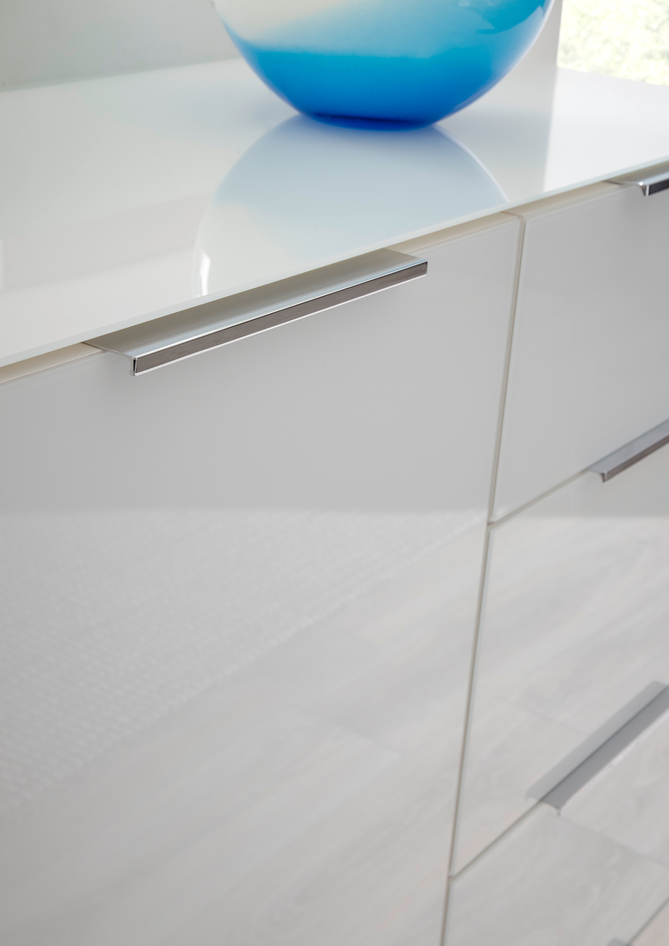 HBZ Lowboard »Santorin, BxHxT 180x99x40 cm«, (1 St.), Breite 180cm, Softclose für Türen und Schubkästen, Melaminbeschichtung