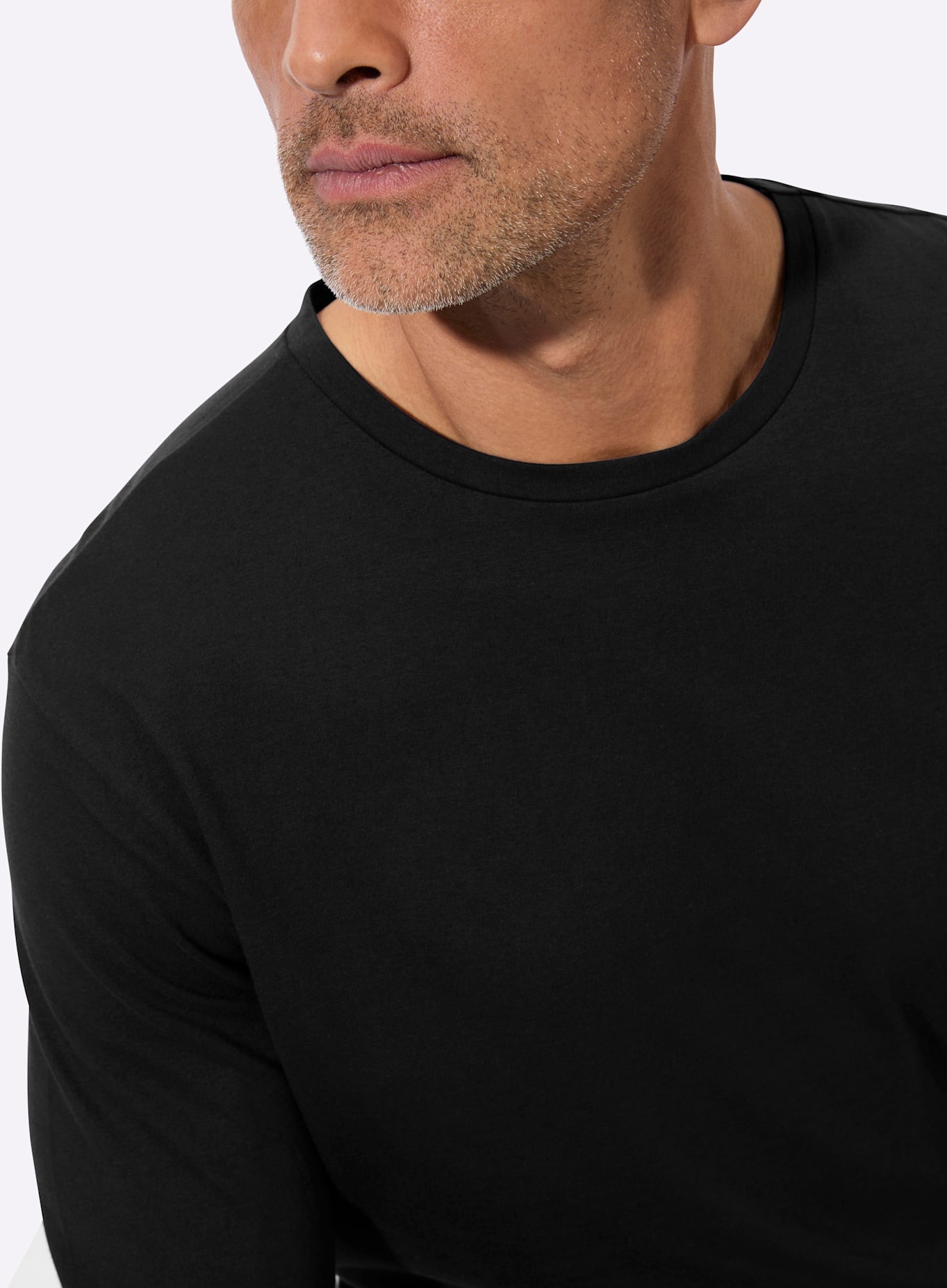   Langarmshirt »Rundhals-Shirt« 1