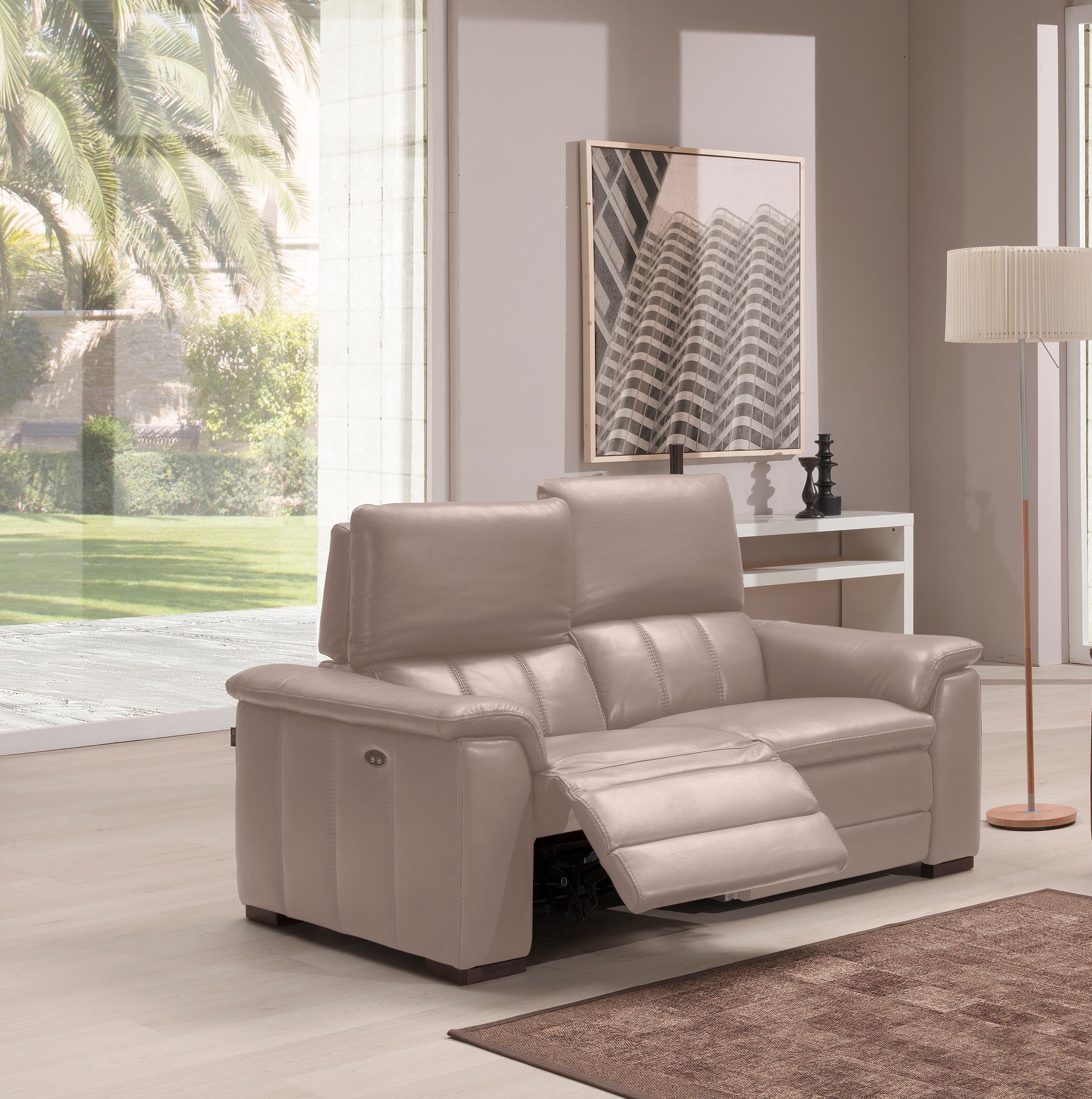 Image of Egoitaliano 2-Sitzer "Capucine hoher Sitzkomfort, erstklassiger Relaxkomfort, elegant" wahlweise mit elektrisch oder manuell verstellbarer Relaxfunktion