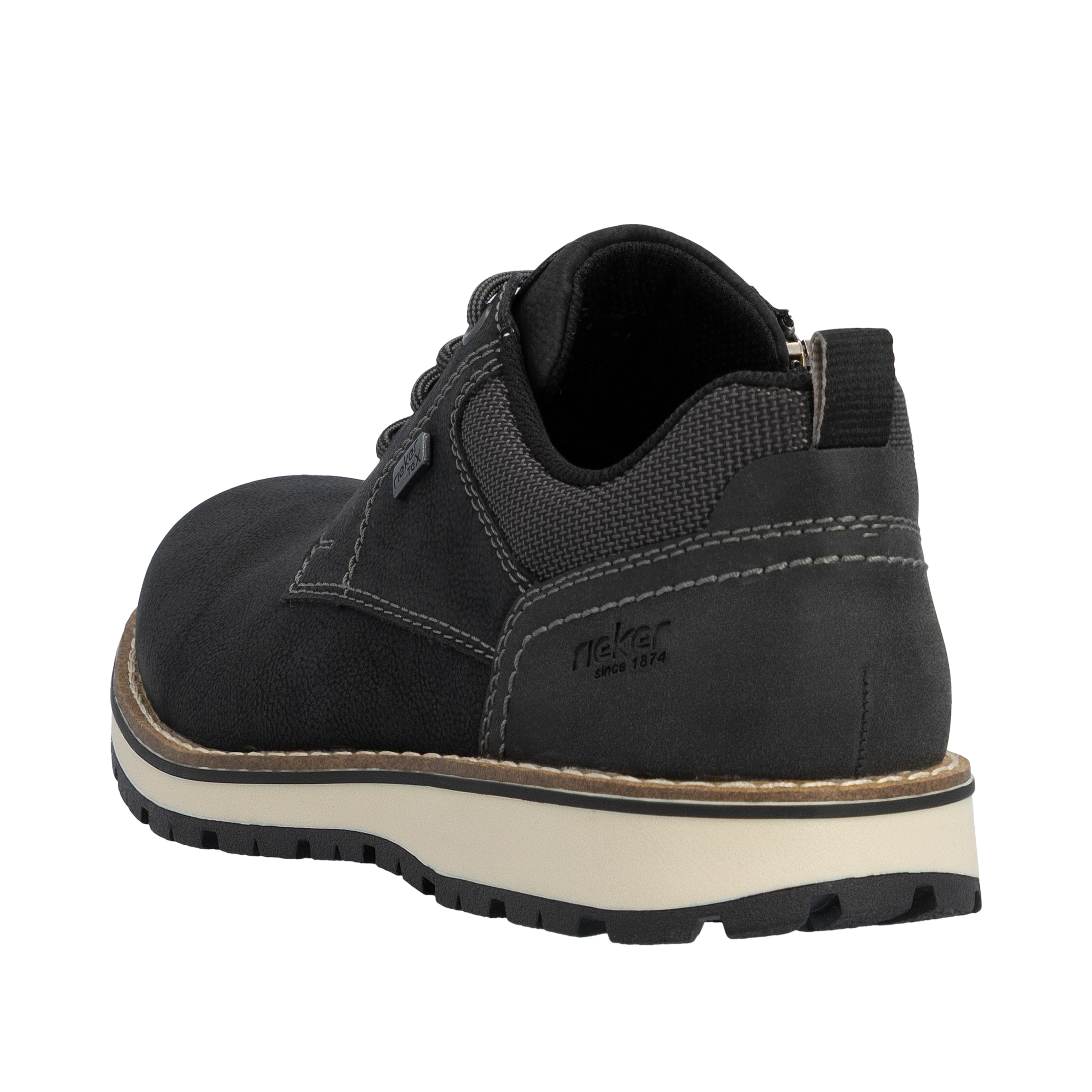 Rieker Schnürschuh  Business Schnürer, Halbschuh, Casual Sneaker mit Innenreissverschluss
