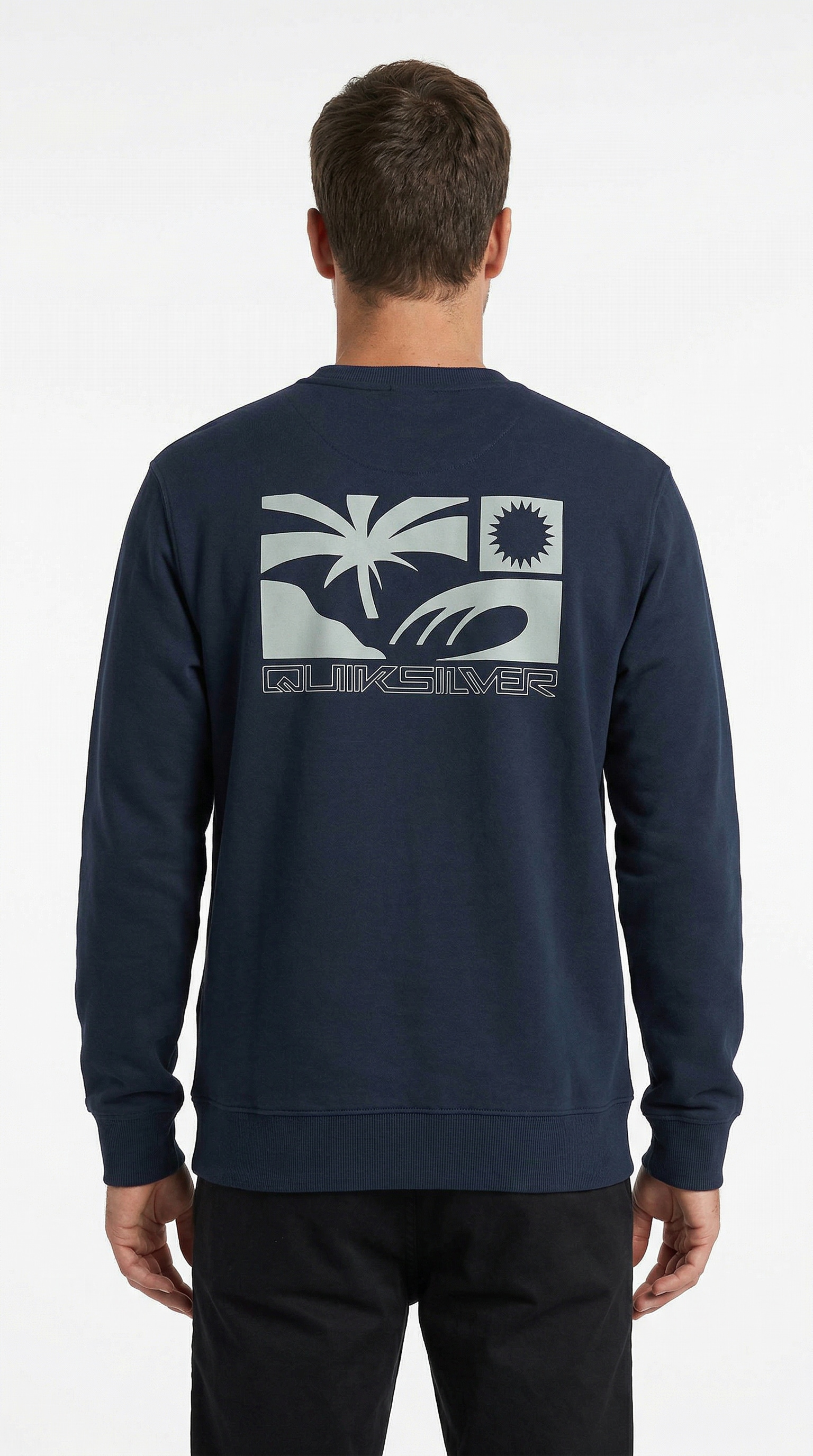 Quiksilver Sweatshirt »BASIC GRAPHIC CREW«, sportlicher Stil, vielseitig einsetzbar
