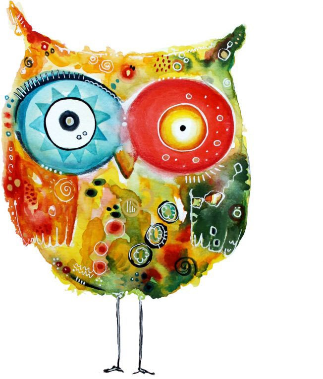 Image of Wall-Art Wandtattoo »Lebensfreude - Eule Lotta«, (1 St.) bei Ackermann Versand Schweiz