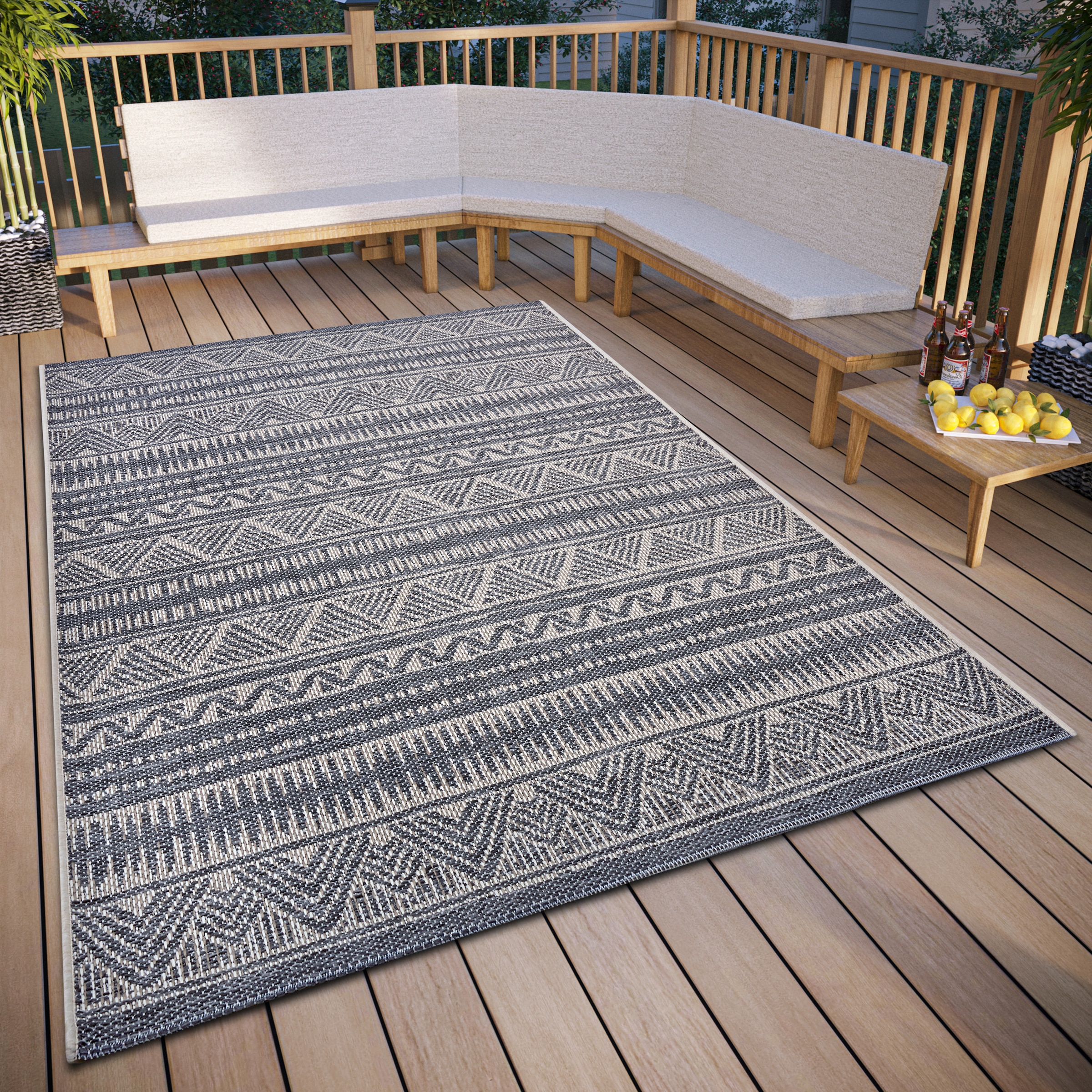 Image of HANSE Home Teppich "Loto" rechteckig 6 mm Höhe strapazierfähig, pflegeleicht, robust, In- und Outdoor, wetterfest