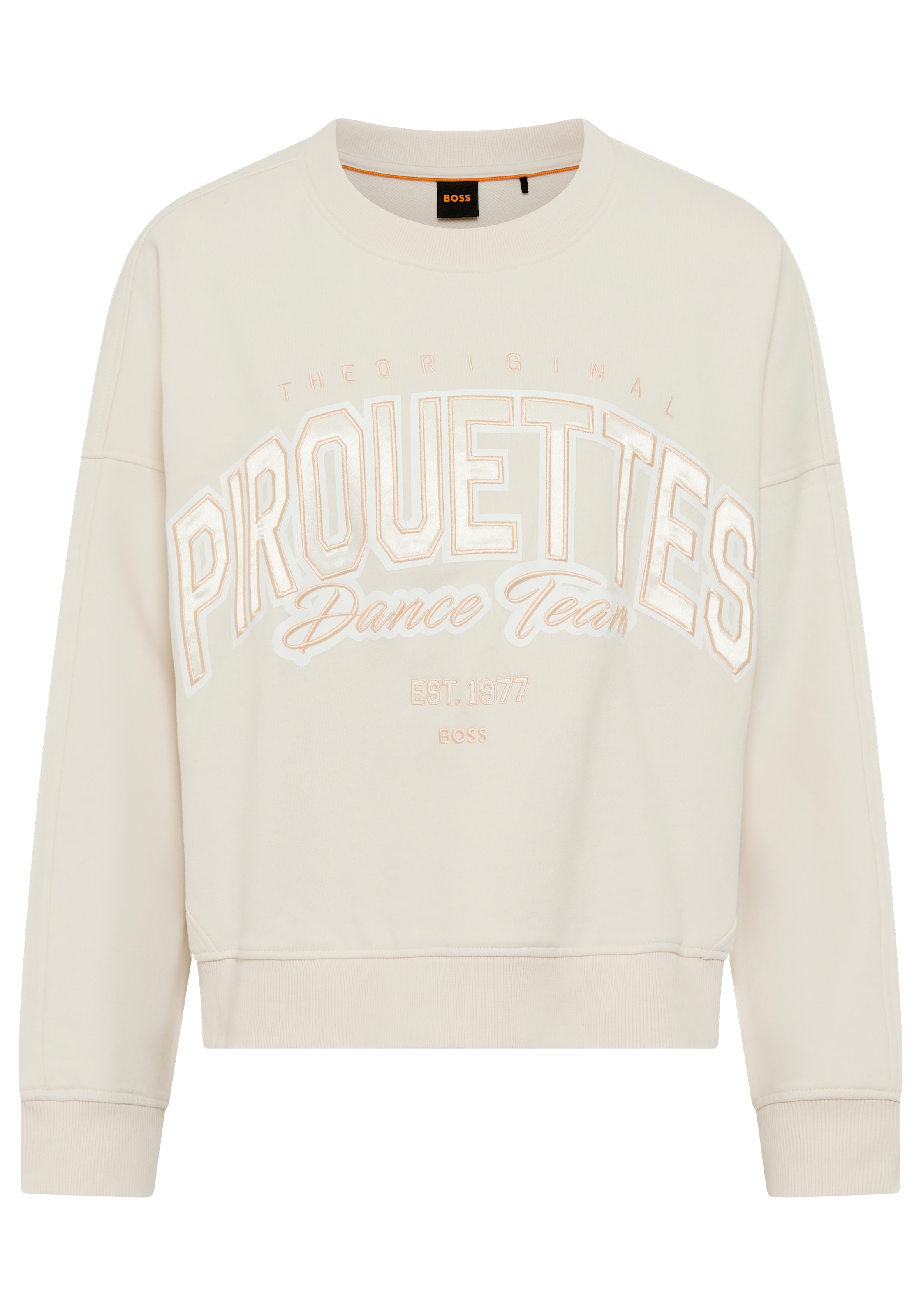 BOSS ORANGE Pull »Ever Premium Damenmode«, im Oversized Fit, Rundhalsform
