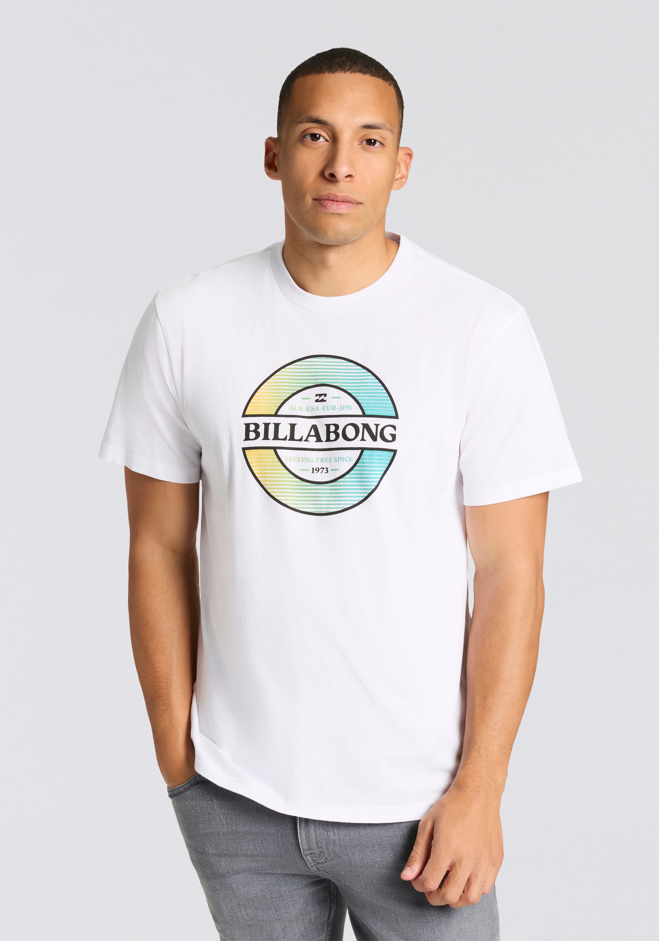 Billabong T-shirt »SHORT SLEEVETEEPACKYM (AST)« 2 pièces sportlicher Stil, Kurzarm, im 2er-Pack, aus Baumwolle