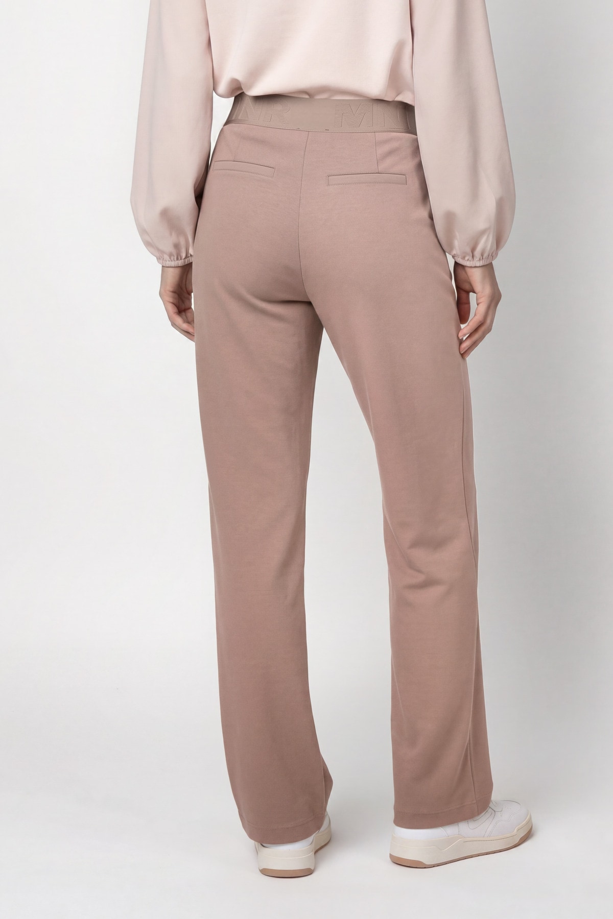 Monari Pantalon à enfiler »Hose Bella Basic Regular«  coupe régulière avec ceinture élastique