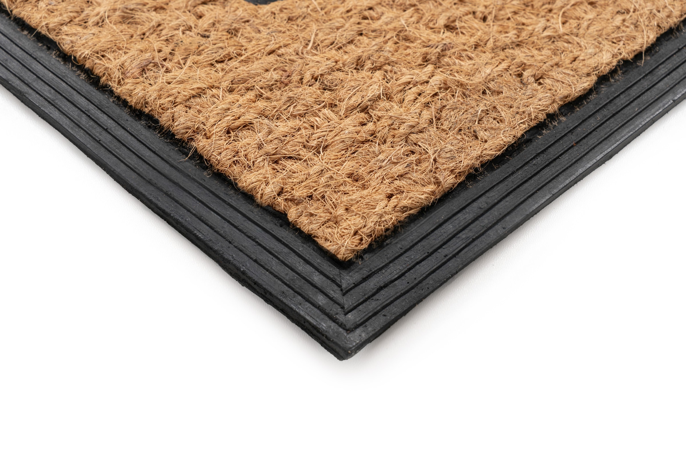 Kayoom Fussmatte »Entry 225« rechteckig 11 mm Höhe Türmatte, Kokos Gummi, Eingang, Welcome