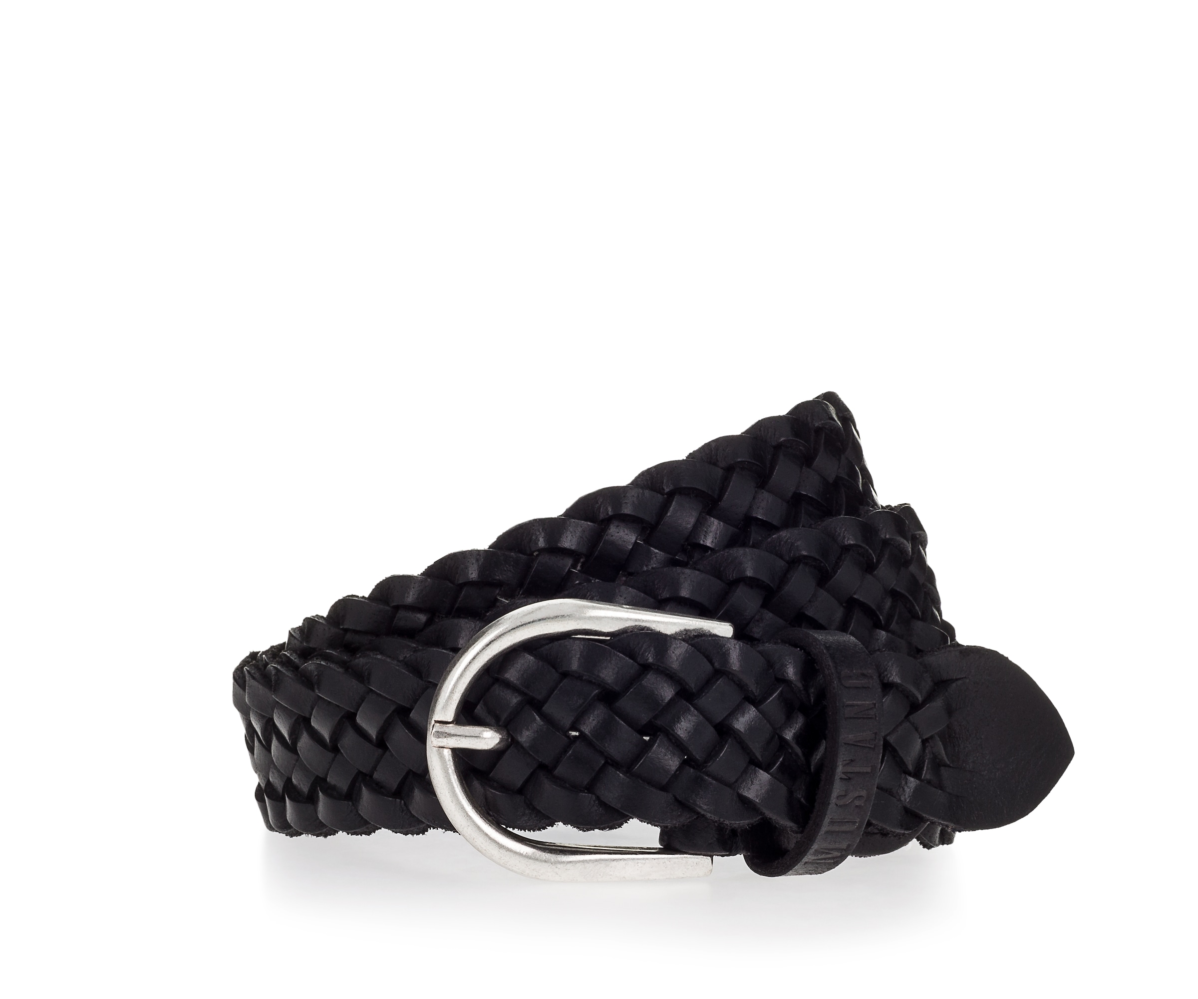 MUSTANG Ceinture tressée 1 cuis Mit Hingucker-Flechtoptik, 3 cm