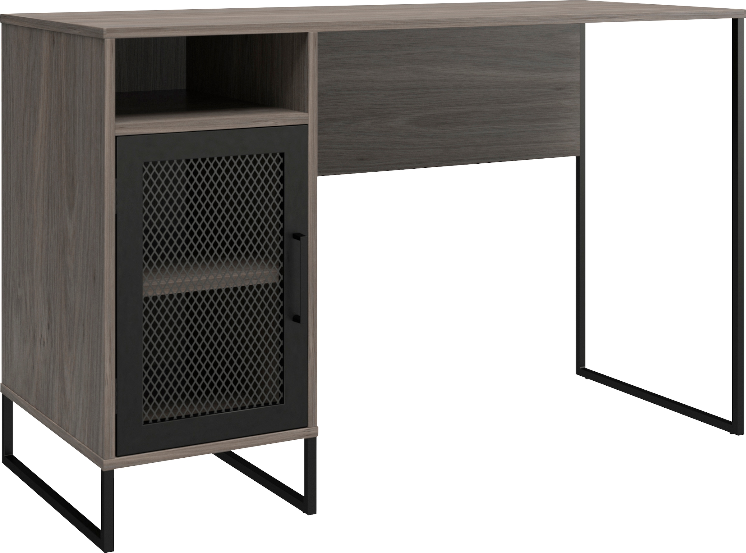 Image of Dorel Home Schreibtisch "Purdue" 1 Stk. tlg. Tür mit Magnetverschluss, Gestell aus Metall, Höhe 76,5 cm