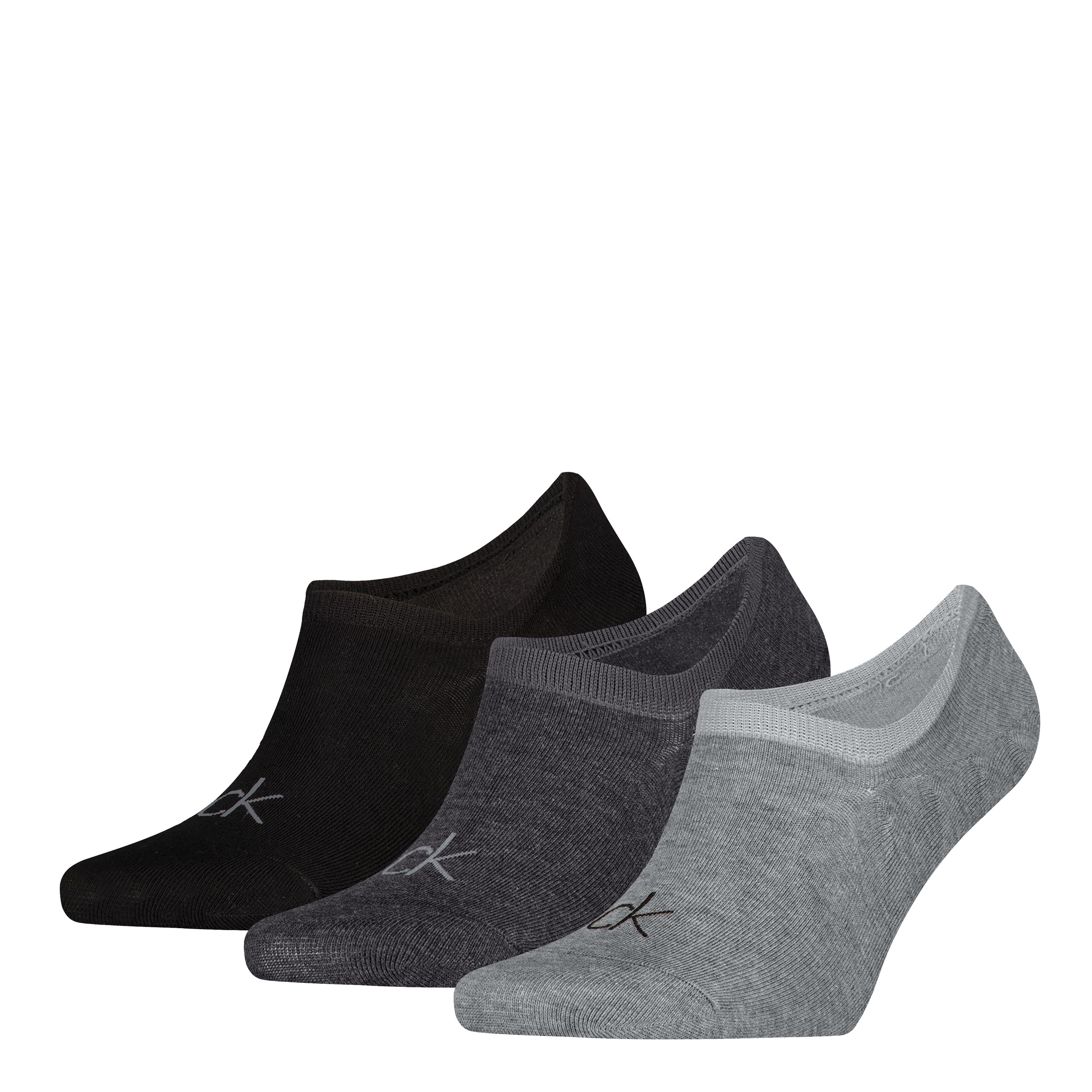 Calvin Klein Chaussons »CK MEN FOOTIE HIGH CUT« 3 Paar,  hoch geschnittene Silhouette, Cotton-Mix