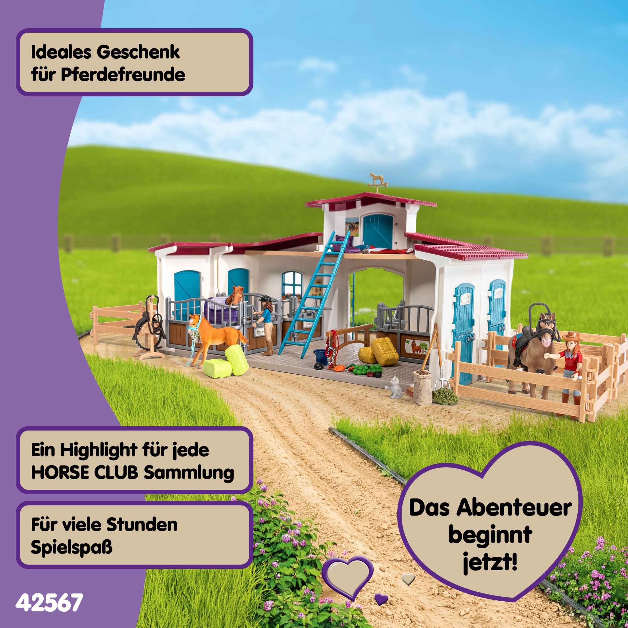Schleich® Spielwelt »HORSE CLUB, Reiterhof (42567)«