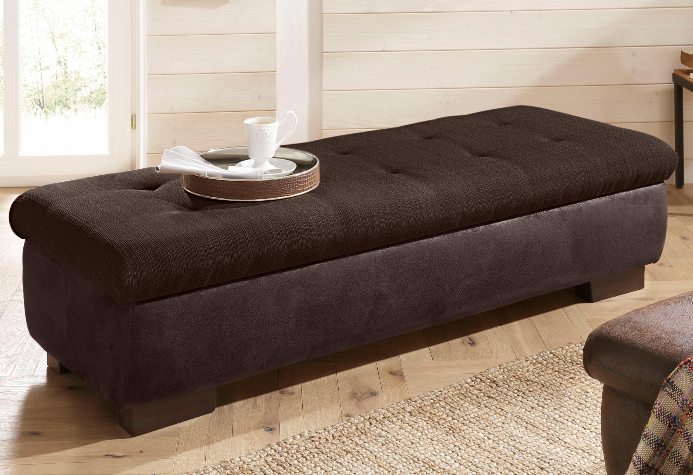 Image of Home affaire Hocker "BERGEN B/T: 161/60 cm, praktisch und komfortabel" mit Staufach