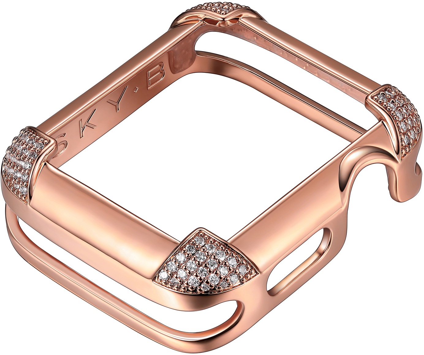 Image of SKY•B Smartwatch-Hülle »PAVÉ CORNERS, W002R40, 40 mm«, Watch bei Ackermann Versand Schweiz