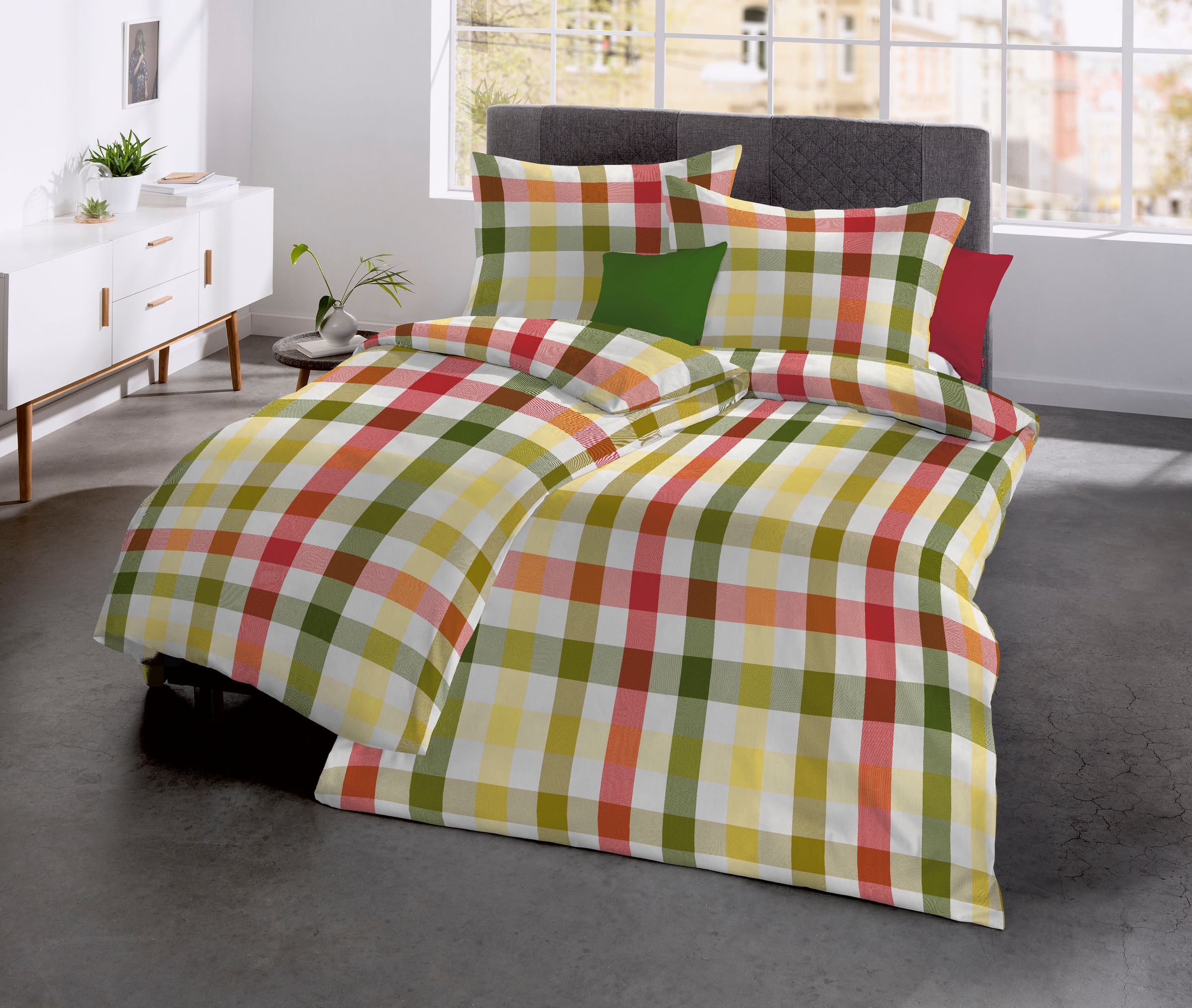 fleuresse Bettwäsche »Lech 3742«, Edelflanell, Baumwolle, in Gr. 135x200, 155x220, 200x200cm