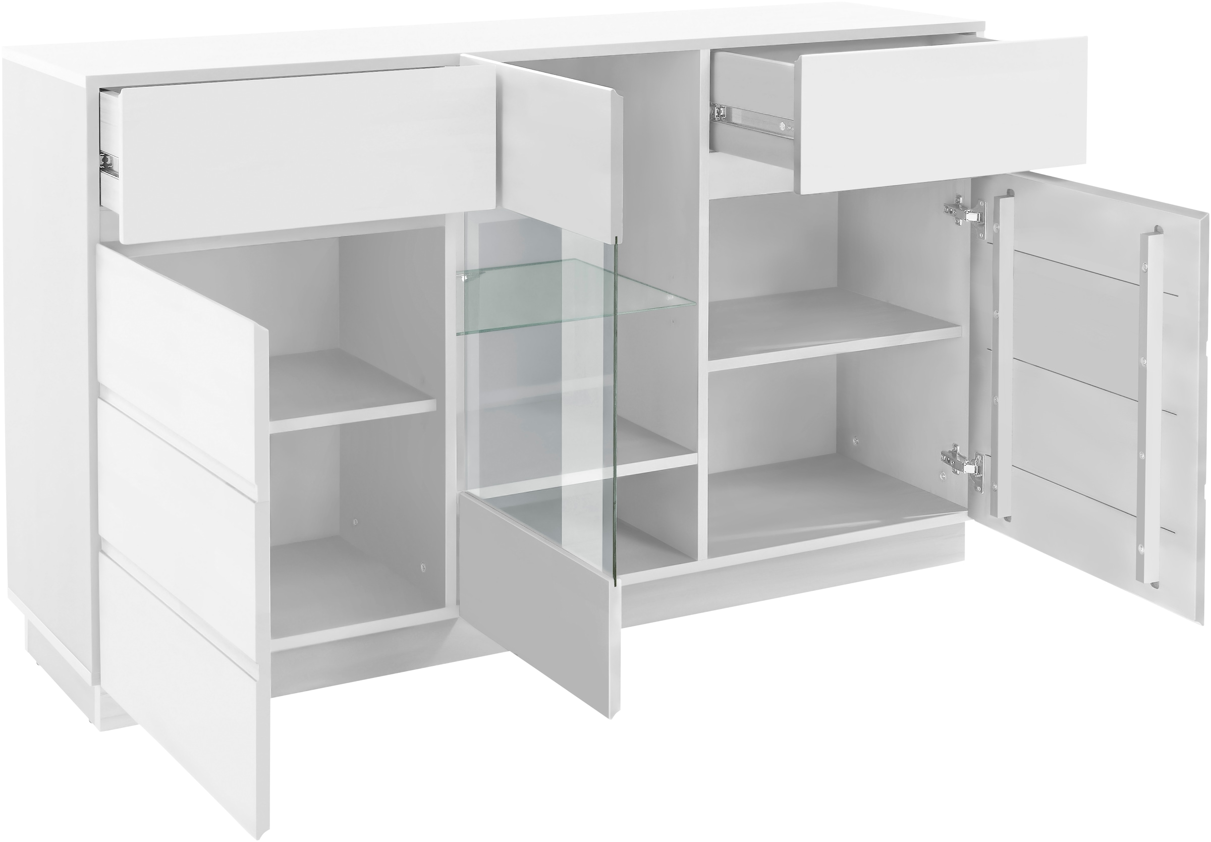Home affaire Sideboard »Laima«, Kommode, Breite 140 cm, teilmassiv, FSC®-zertifiziert