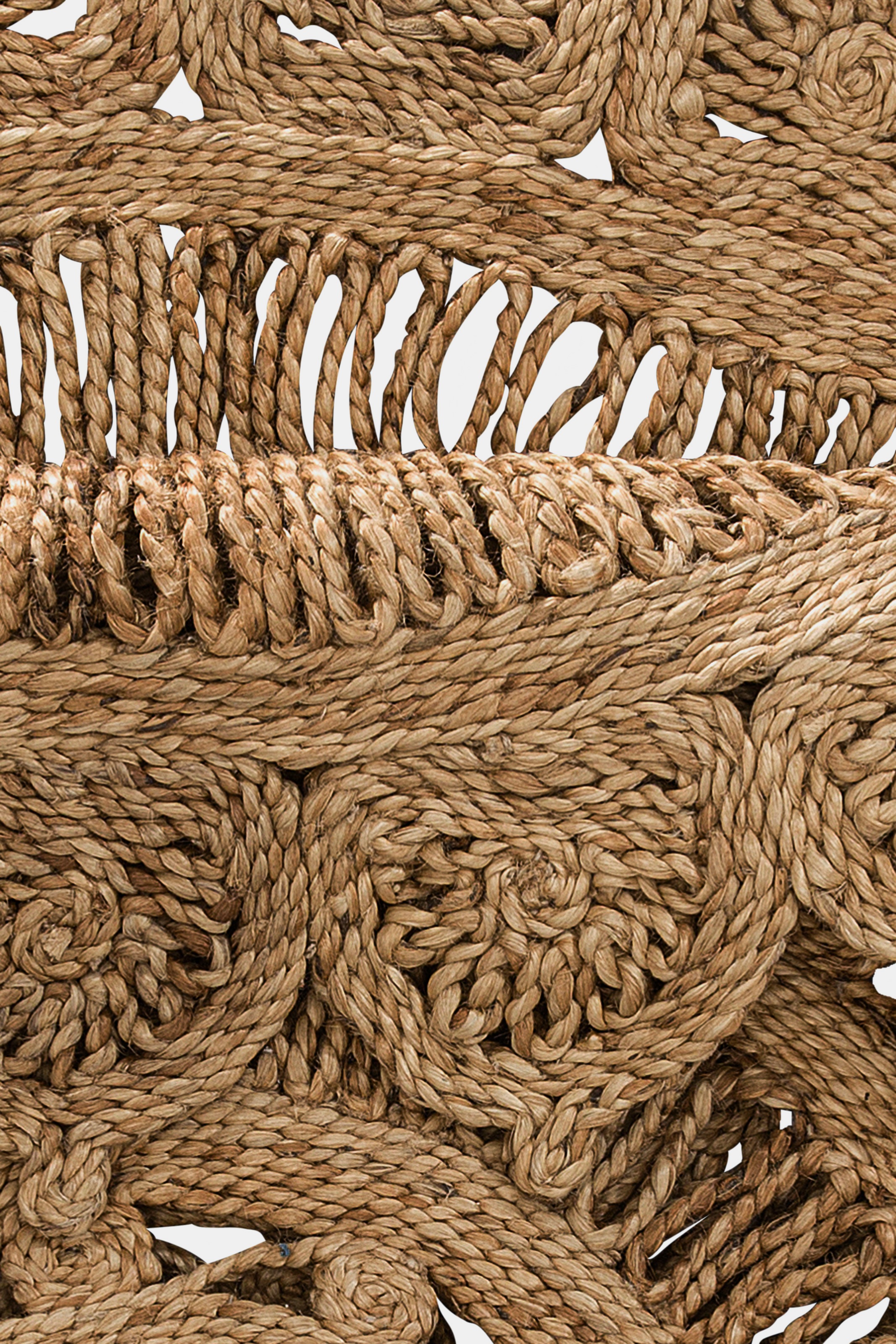 my home Teppich »Amar«, rund, 7 mm Höhe, geflochtener Wendeteppich, 100% Jute, Boho Stil, Wohnzimmer, Esszimmer