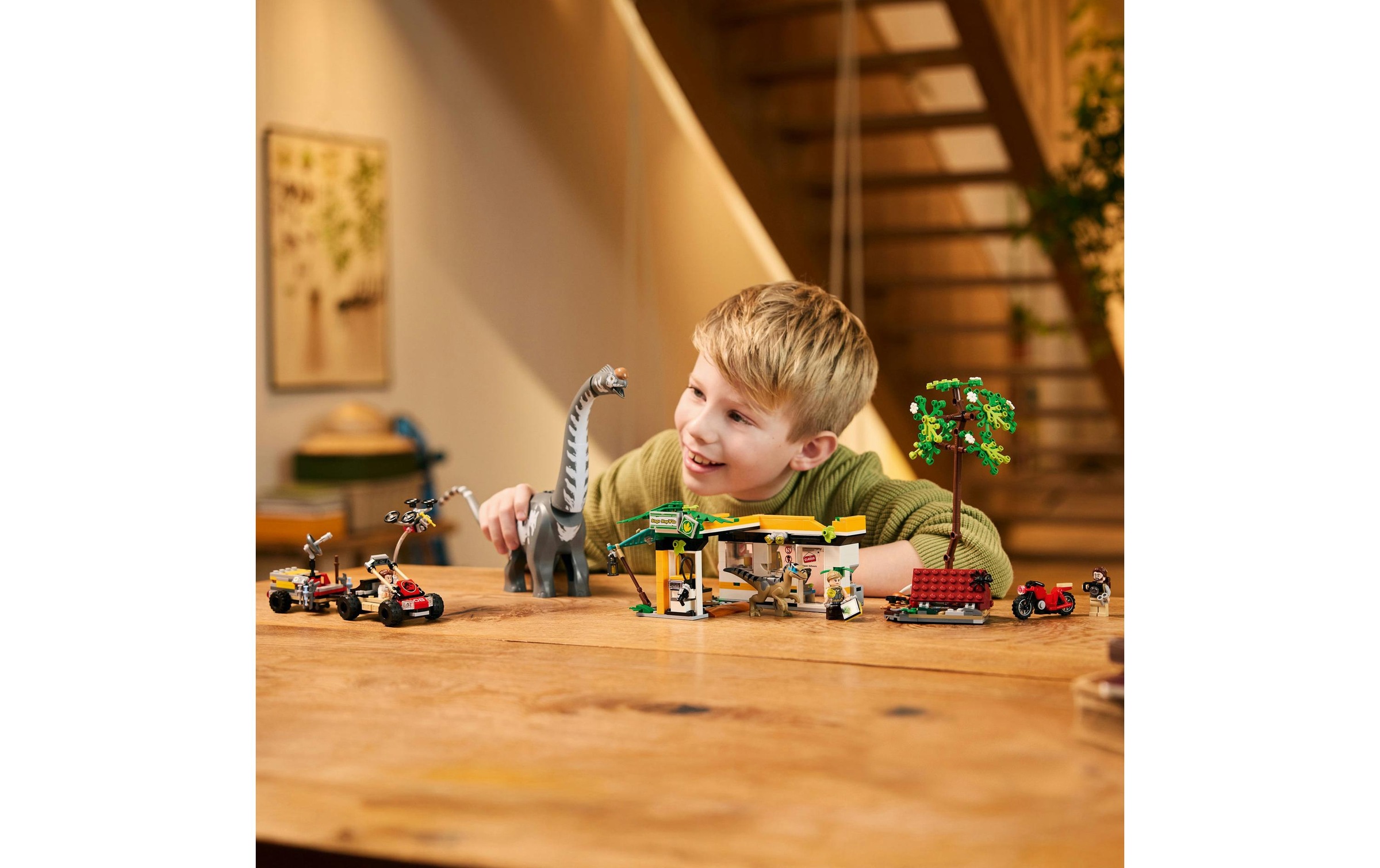 LEGO® Spielbausteine »Jurassic World Raptor Titanosaurus: Grosse Fährtensuche«, (582 St.)