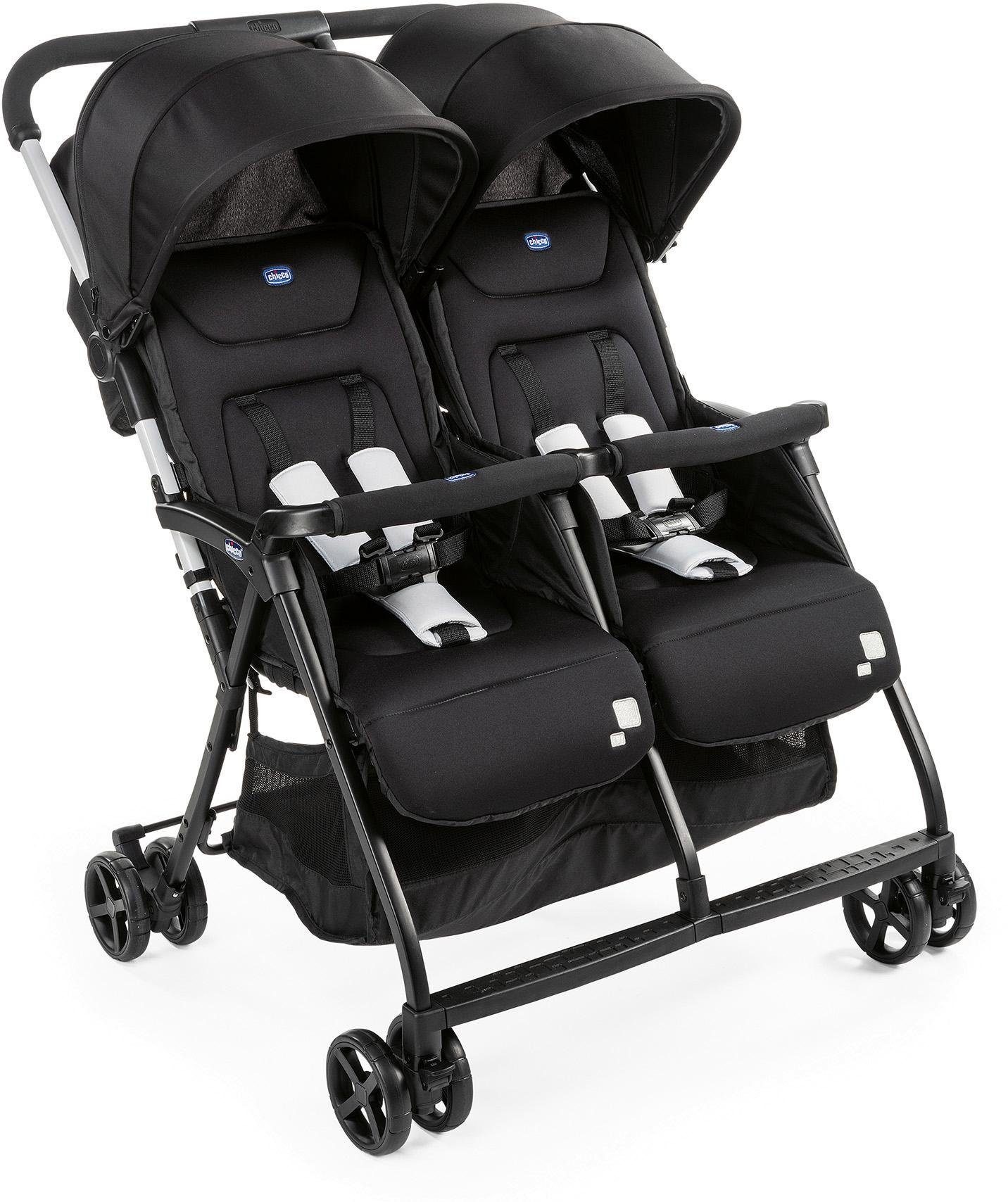 Image of Chicco Zwillingsbuggy »OHlalÃ  Twin, Black Night«, 15 kg, Zwillingskinderwagen bei Ackermann Versand Schweiz