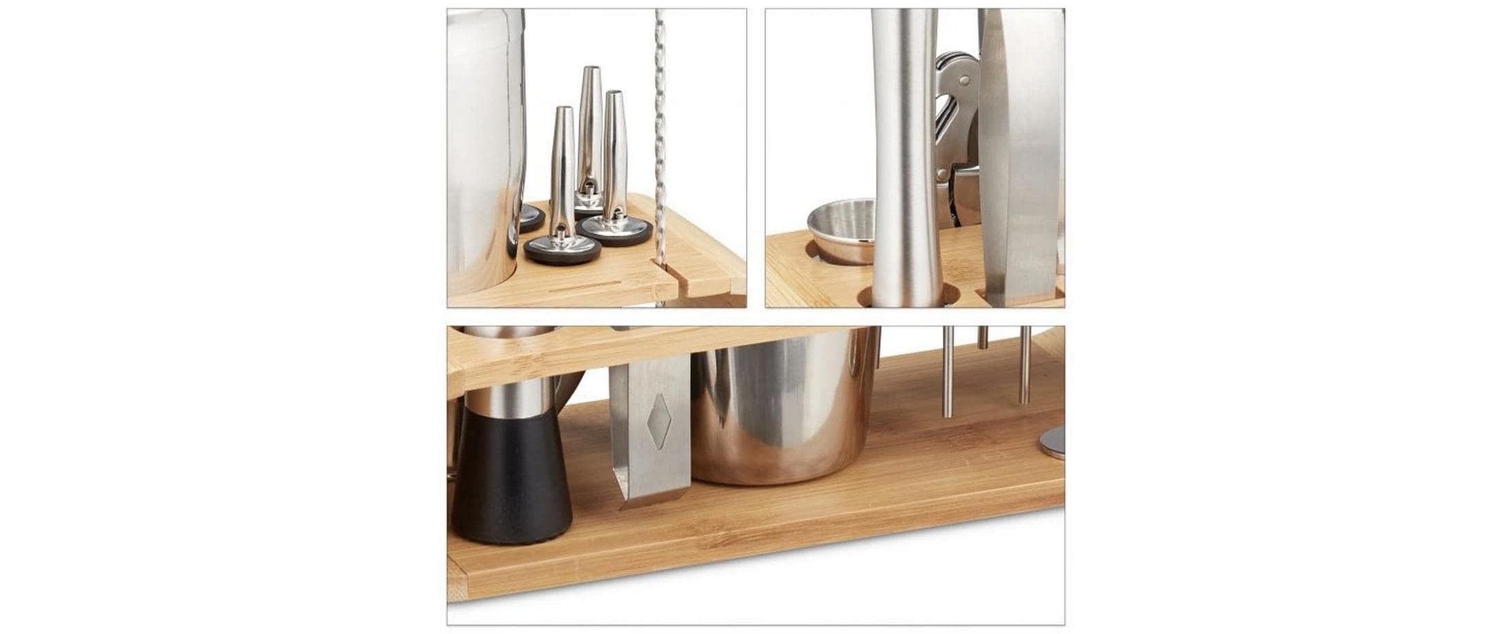 relaxdays Cocktail Shaker »680 l, Silber«
