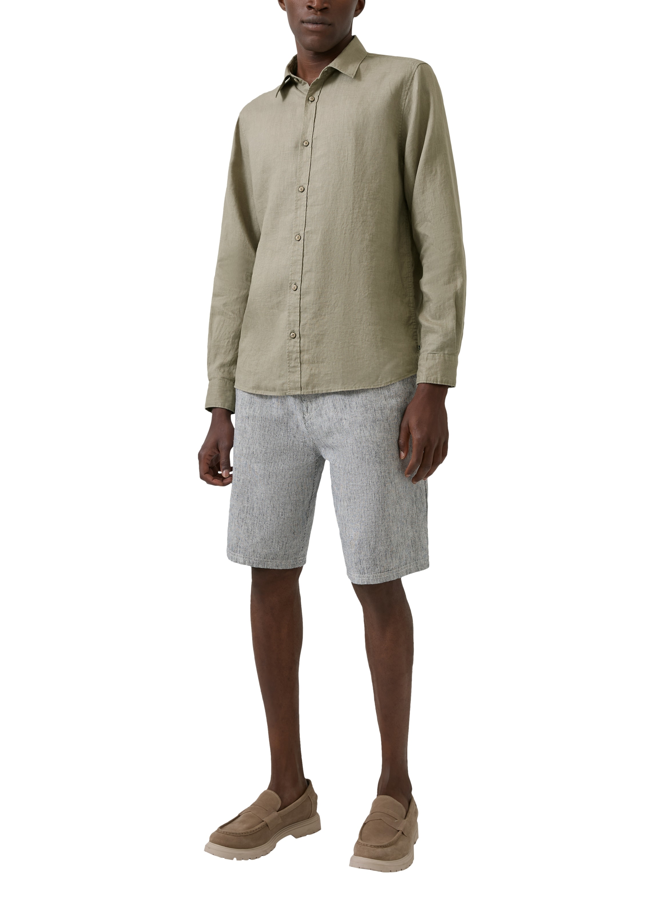 s.Oliver Chemise à manches longues avec poignets