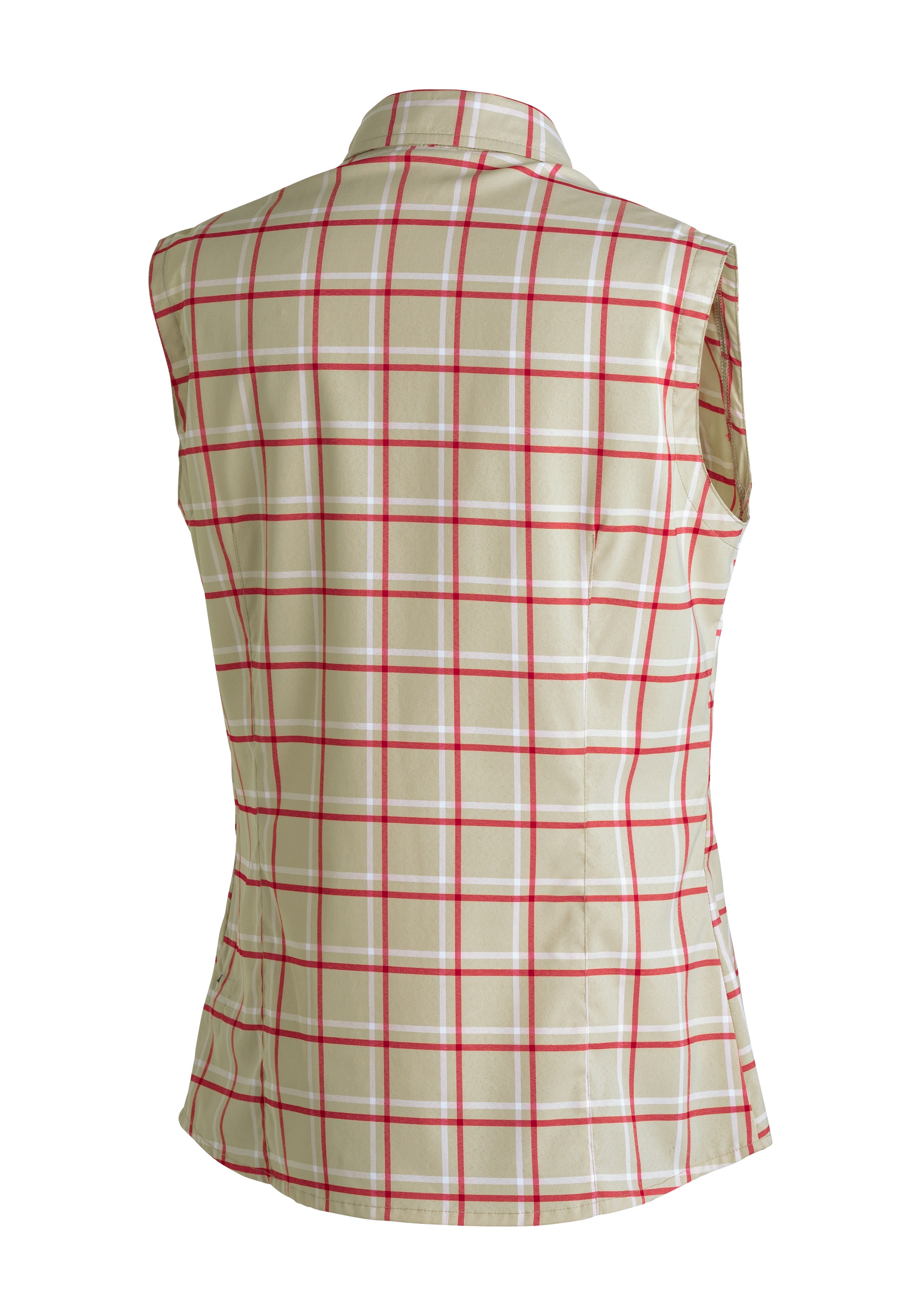 Maier Sports Funktionsbluse »Sana sleeveless« ärmellose Damen Bluse, sommerliches Blusen-Shirt, Karobluse, Reg. Fit