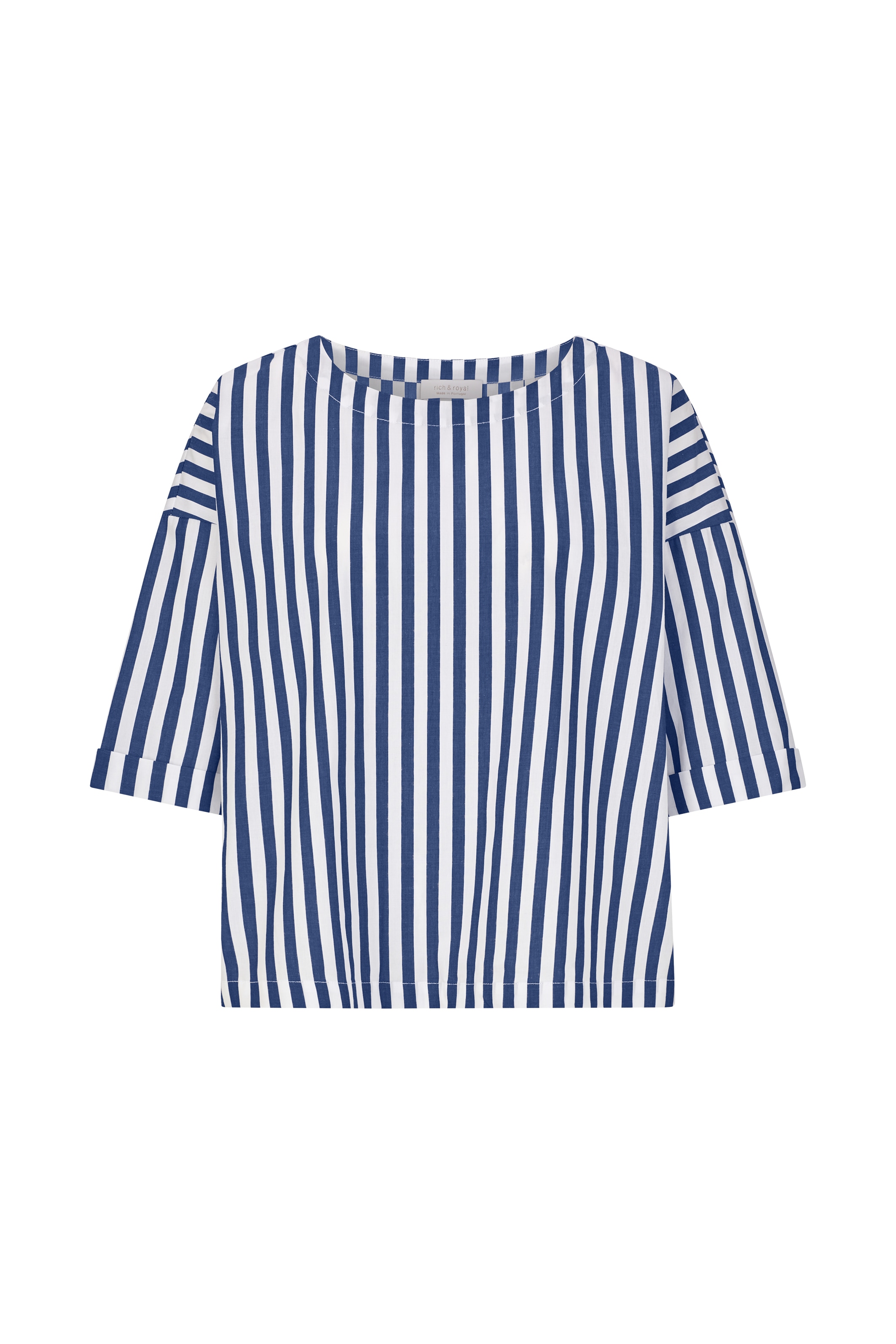 RICHROYAL Blusentop Regular fit mit Streifenmuster
