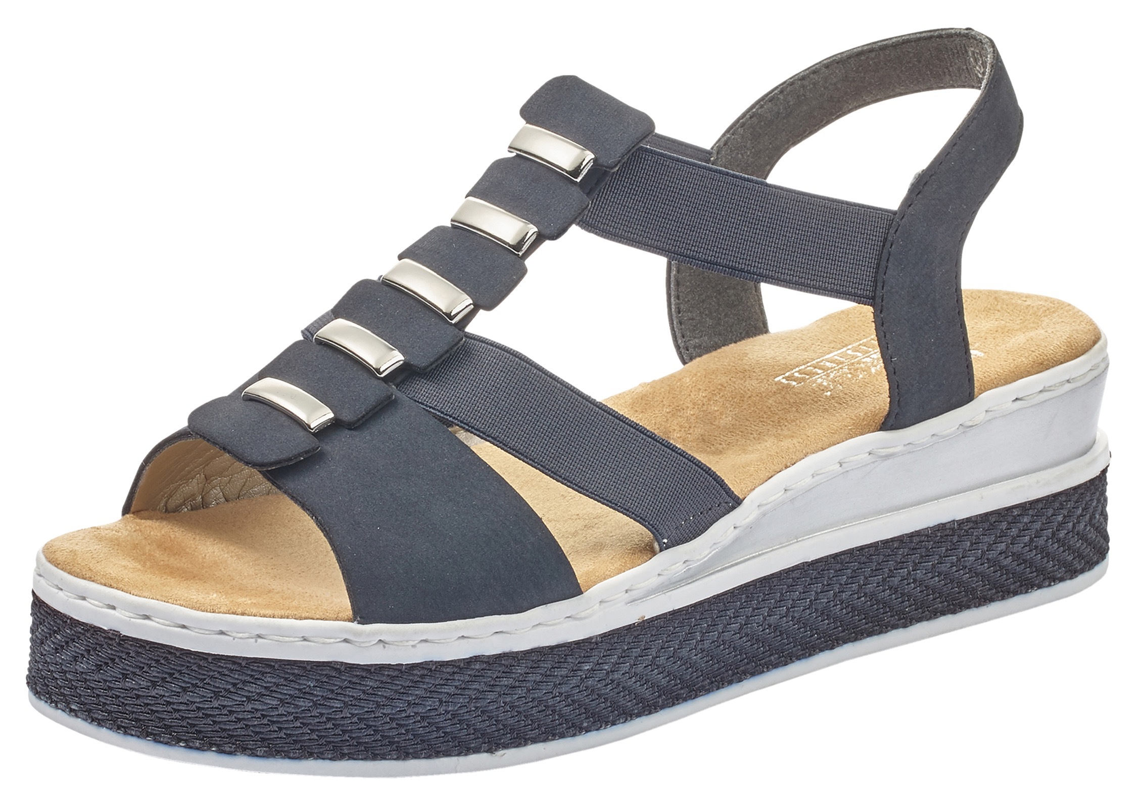 Image of Rieker Sandalette, mit Schmucksteinverzierung bei Ackermann Versand Schweiz